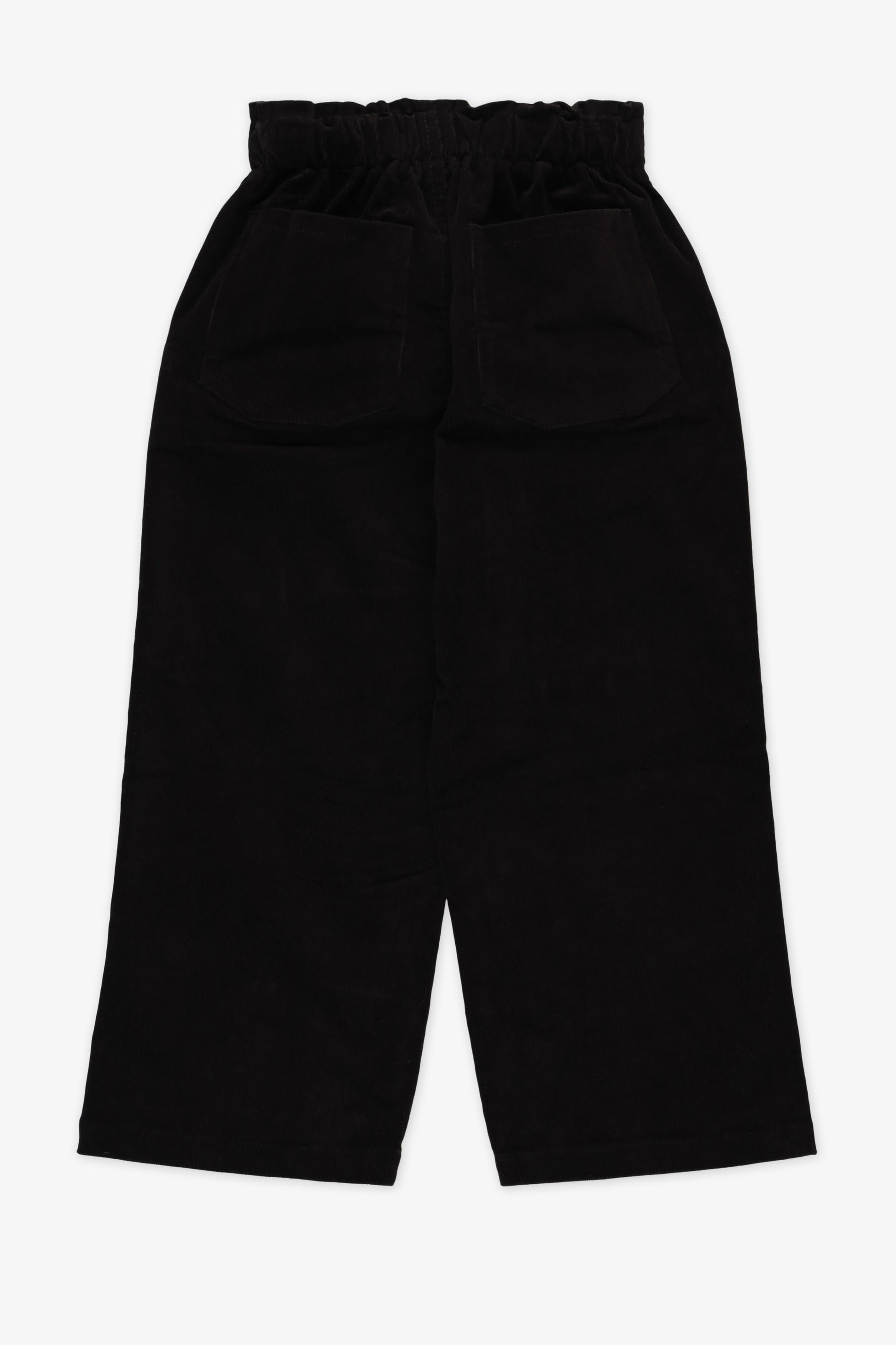 Pantalon velours côtelé velours côtelé - Enfant fille && NOIR