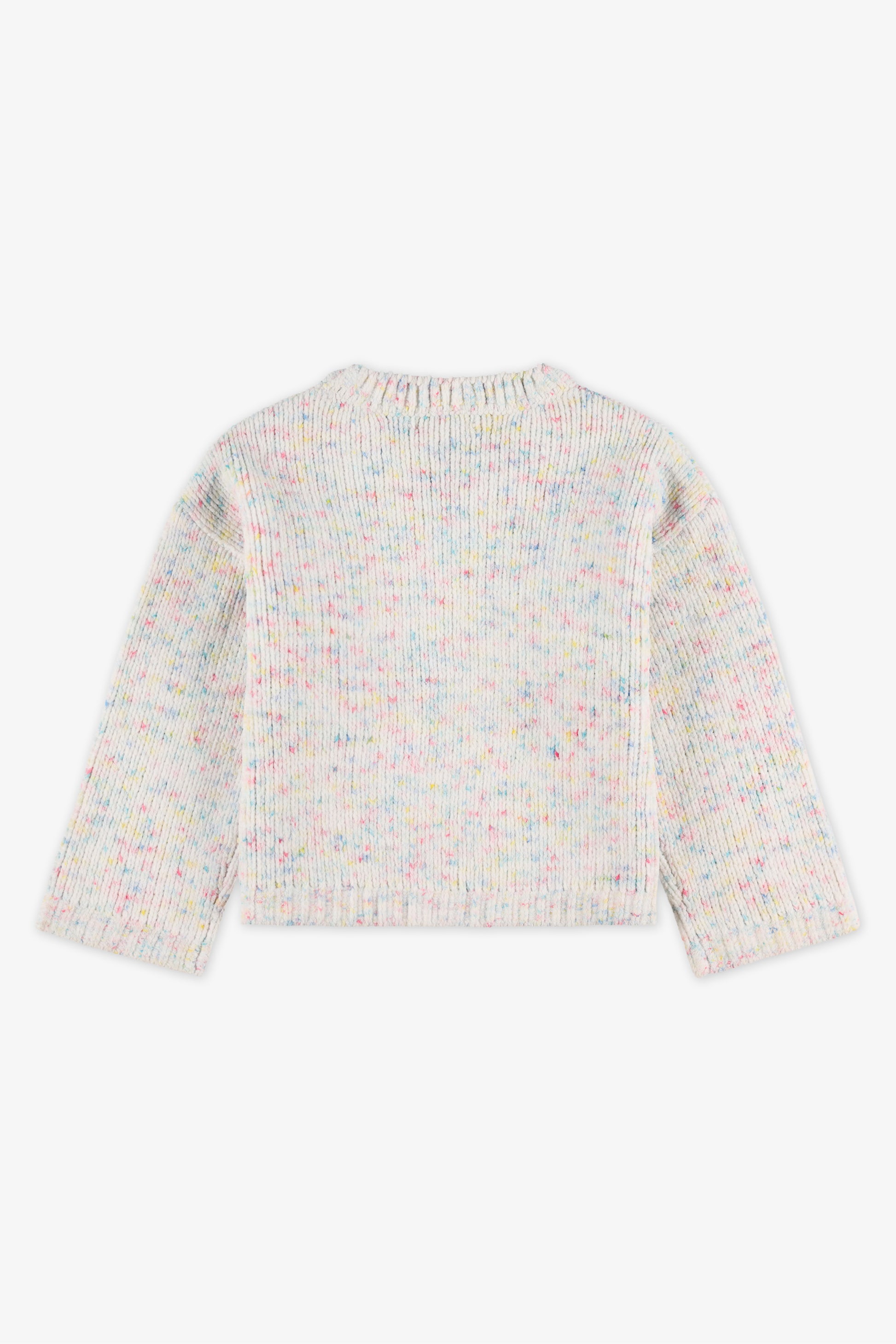 Chandail en tricot - Enfant fille && BLANC CASSÉ/MULTI