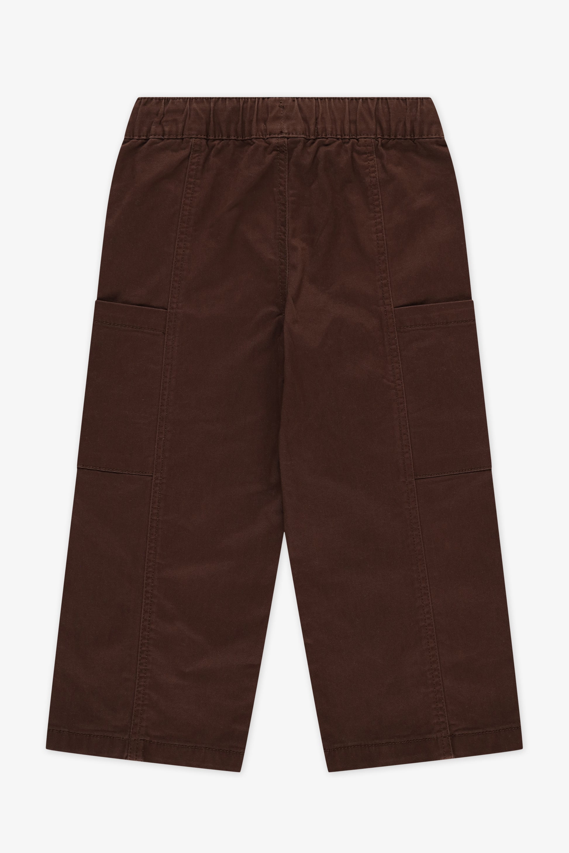 Pantalon twill - Enfant garçon && BRUN