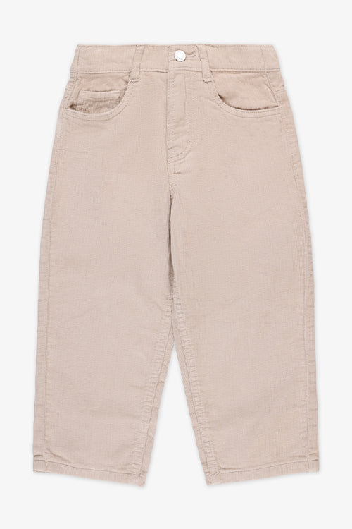 Pantalon velours côtelé velours côtelé - Enfant garçon && BEIGE