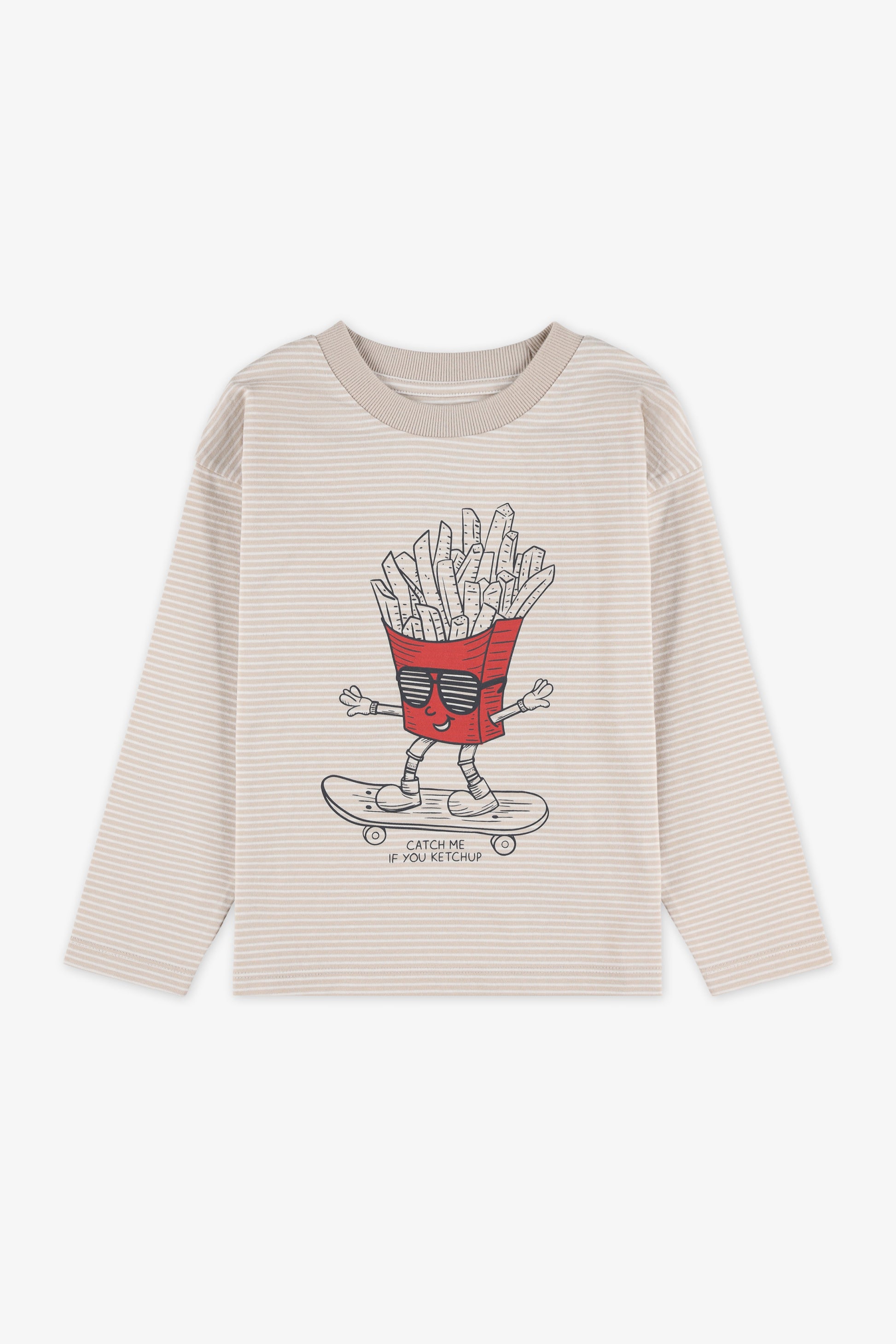 Chandail léger - Enfant garçon && BEIGE/MULTI