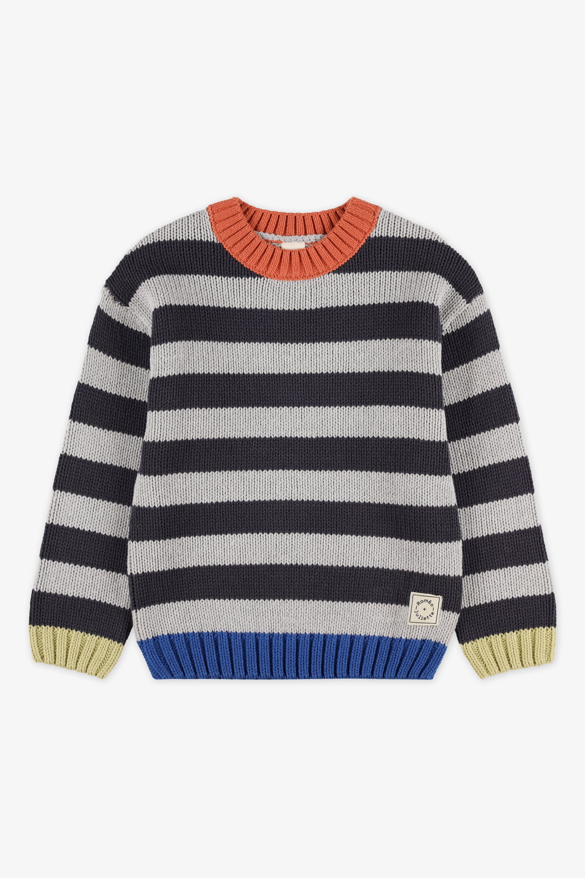 Chandail en tricot - Enfant garçon && CHARBON/MULTI