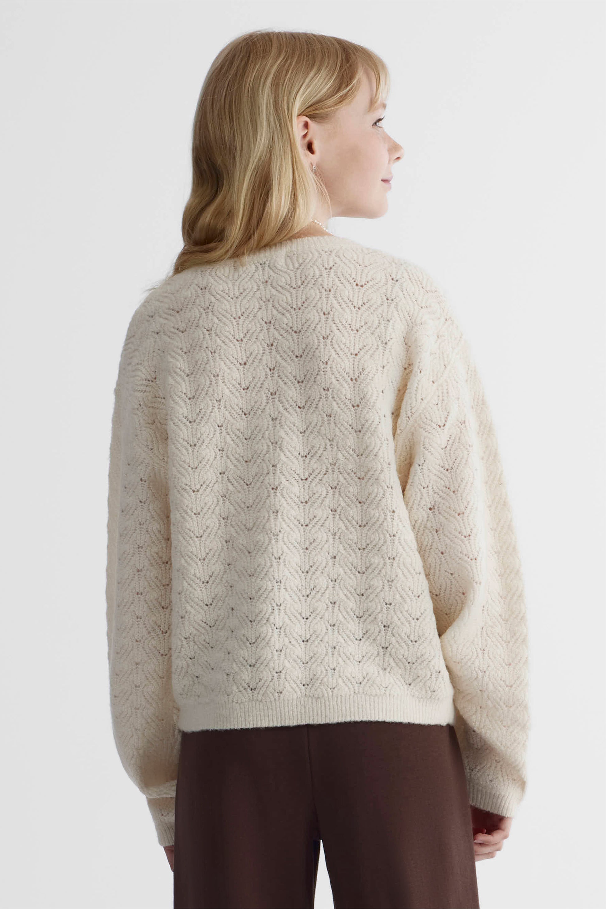 Chandail en tricot - Ado fille && BEIGE
