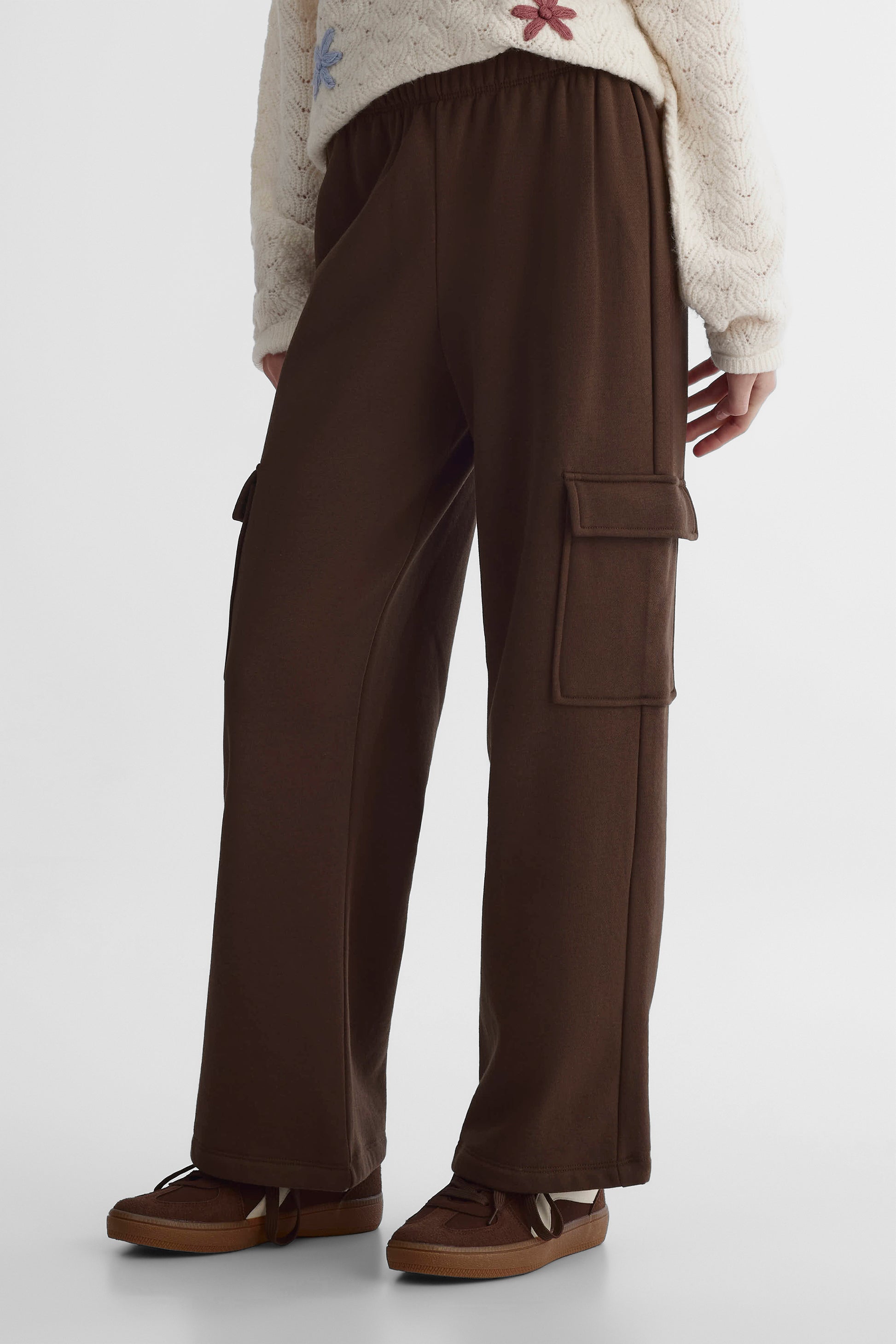 Pantalon ouaté - Ado fille && BRUN