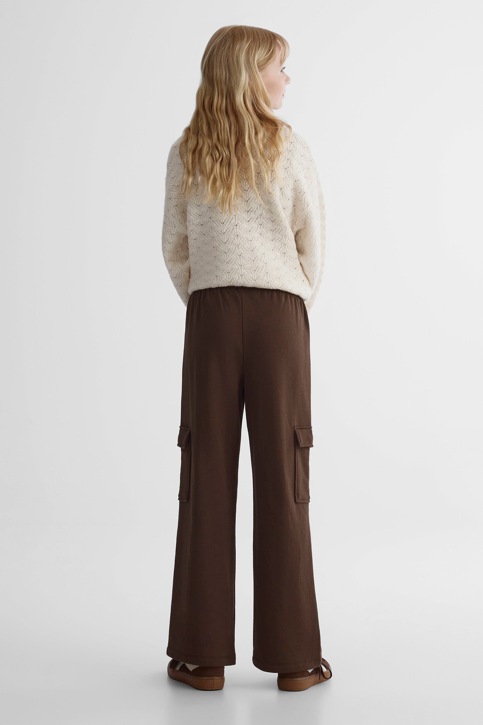 Pantalon ouaté - Ado fille && BRUN