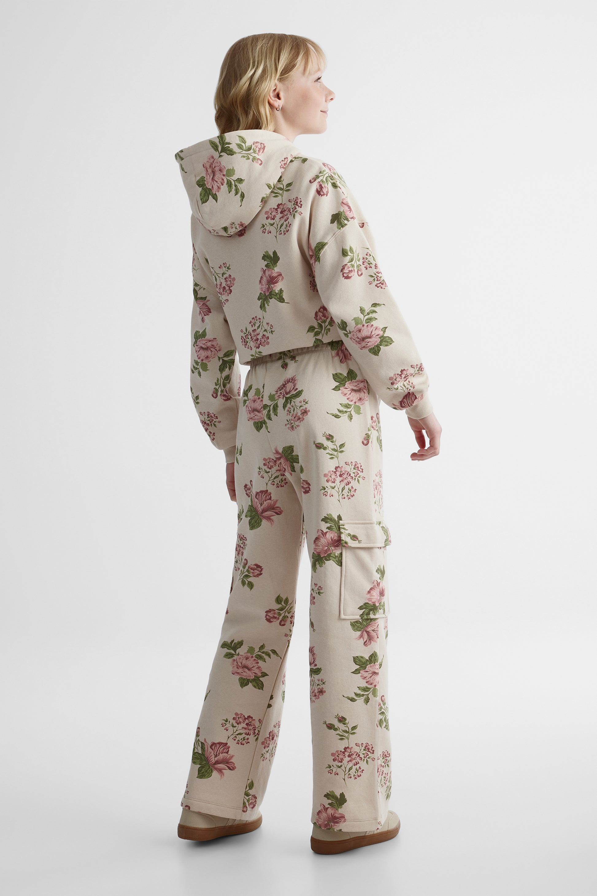 Pantalon ouaté - Ado fille && BEIGE/MULTI