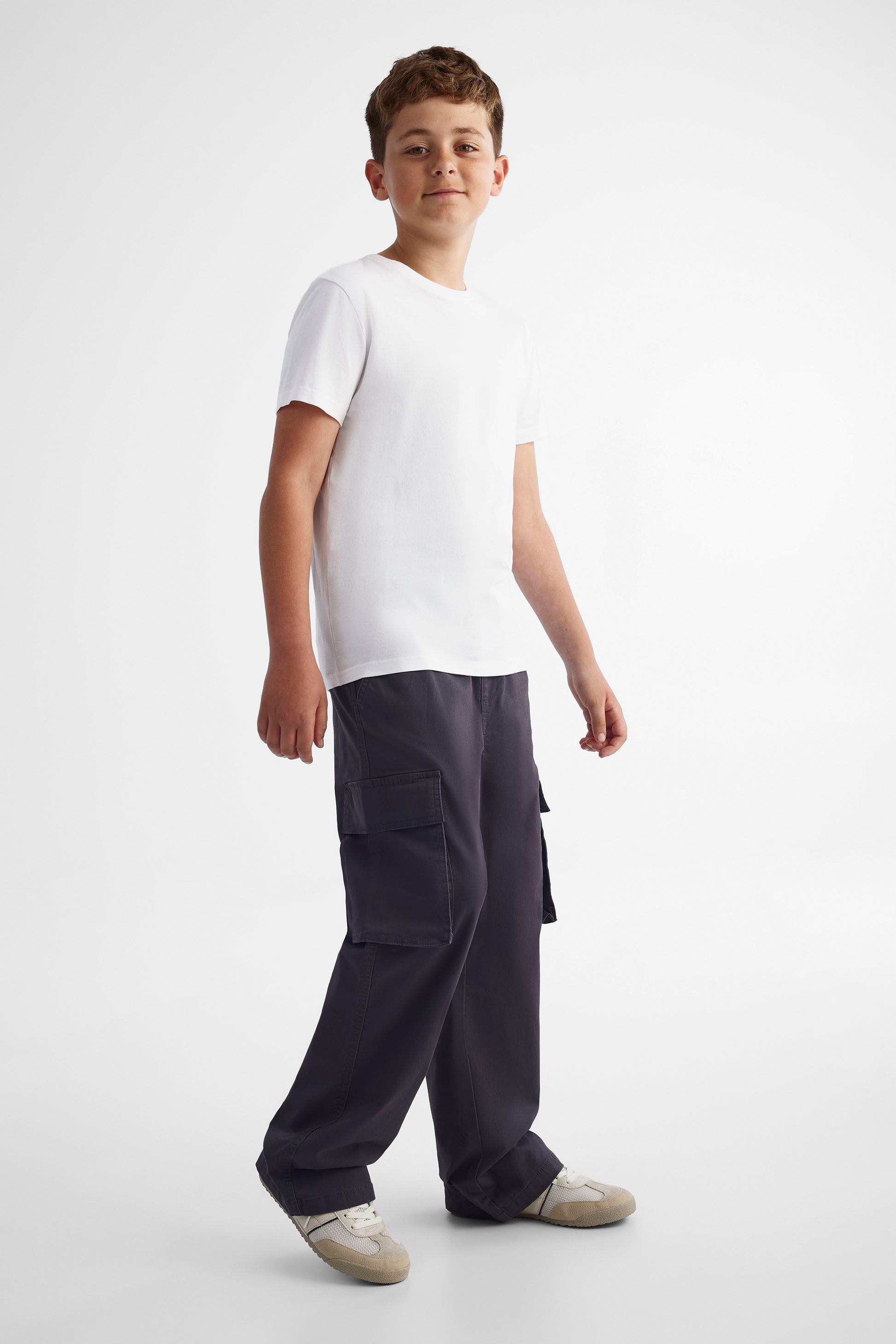Pantalon twill - Ado garçon && GRIS