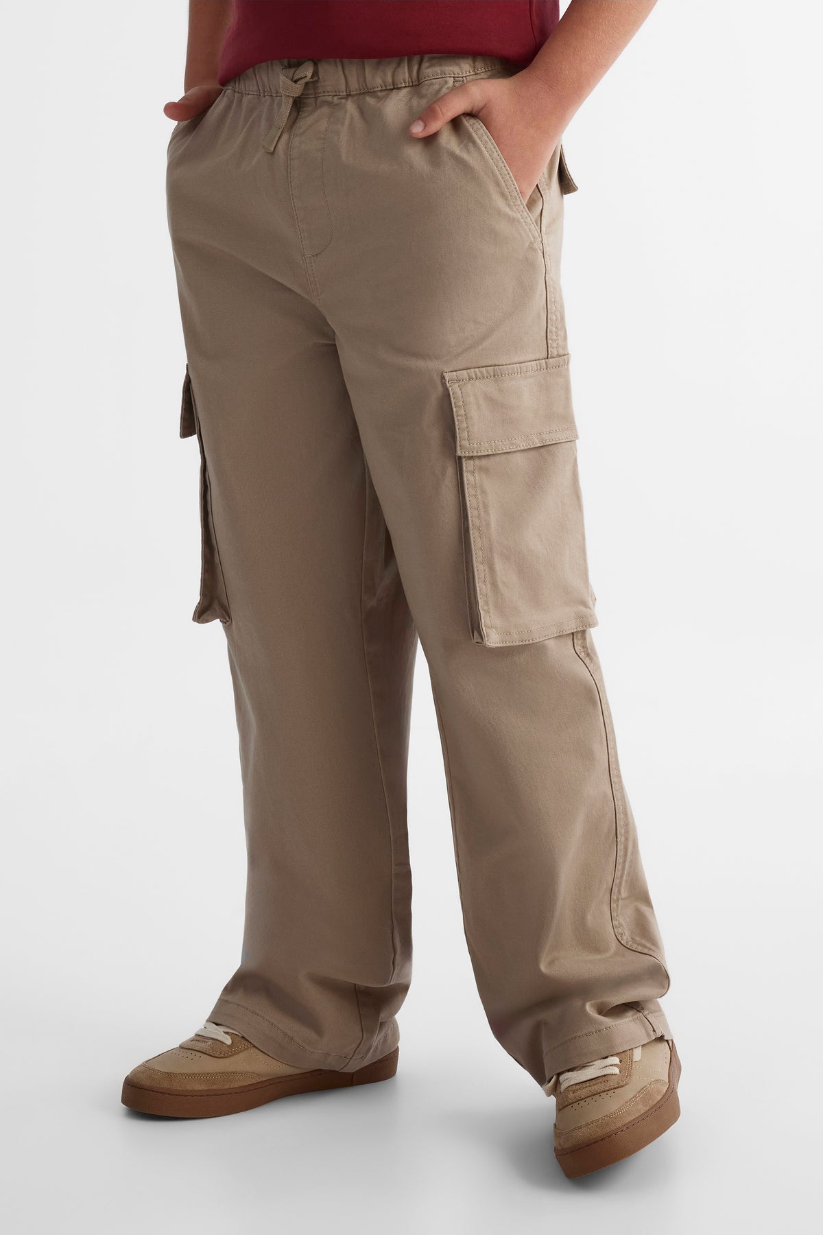 Pantalon twill - Ado garçon && TAUPE