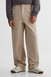 Pantalon velours côtelé velours côtelé - Ado garçon && BEIGE