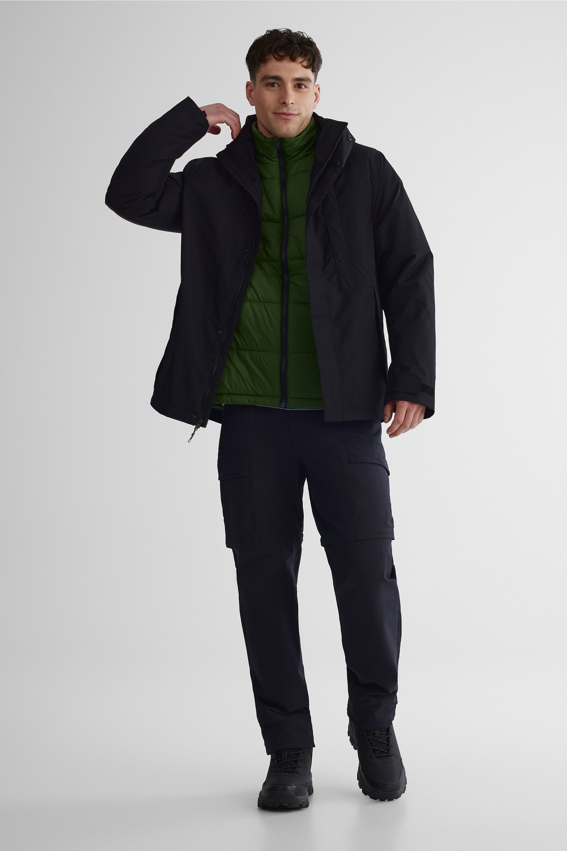 Manteau coquille - Homme && NOIR