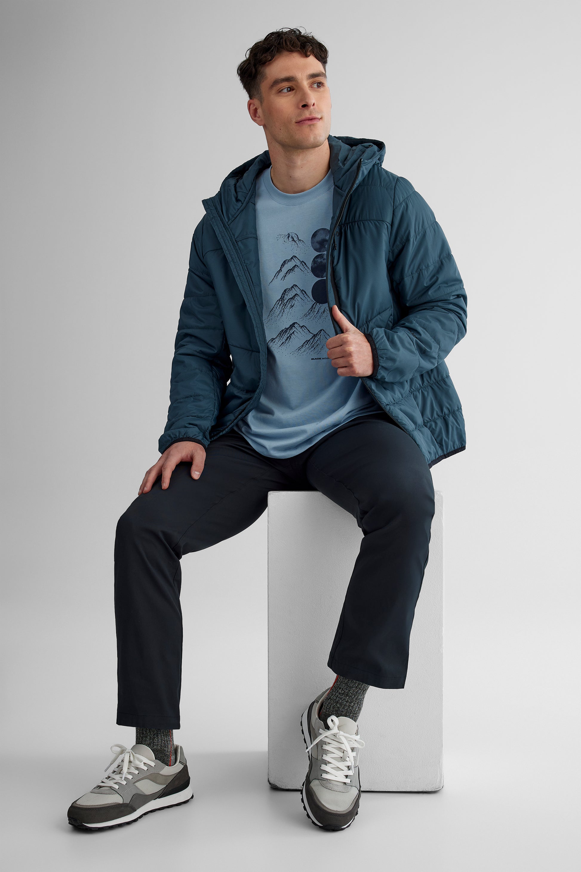 Manteau coquille - Homme && BLEU