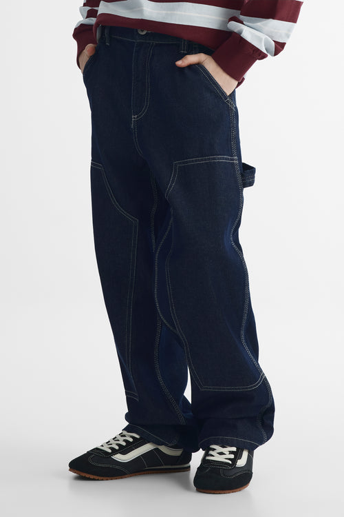 Jeans en denim coupe droite - Ado garçon && DENIM