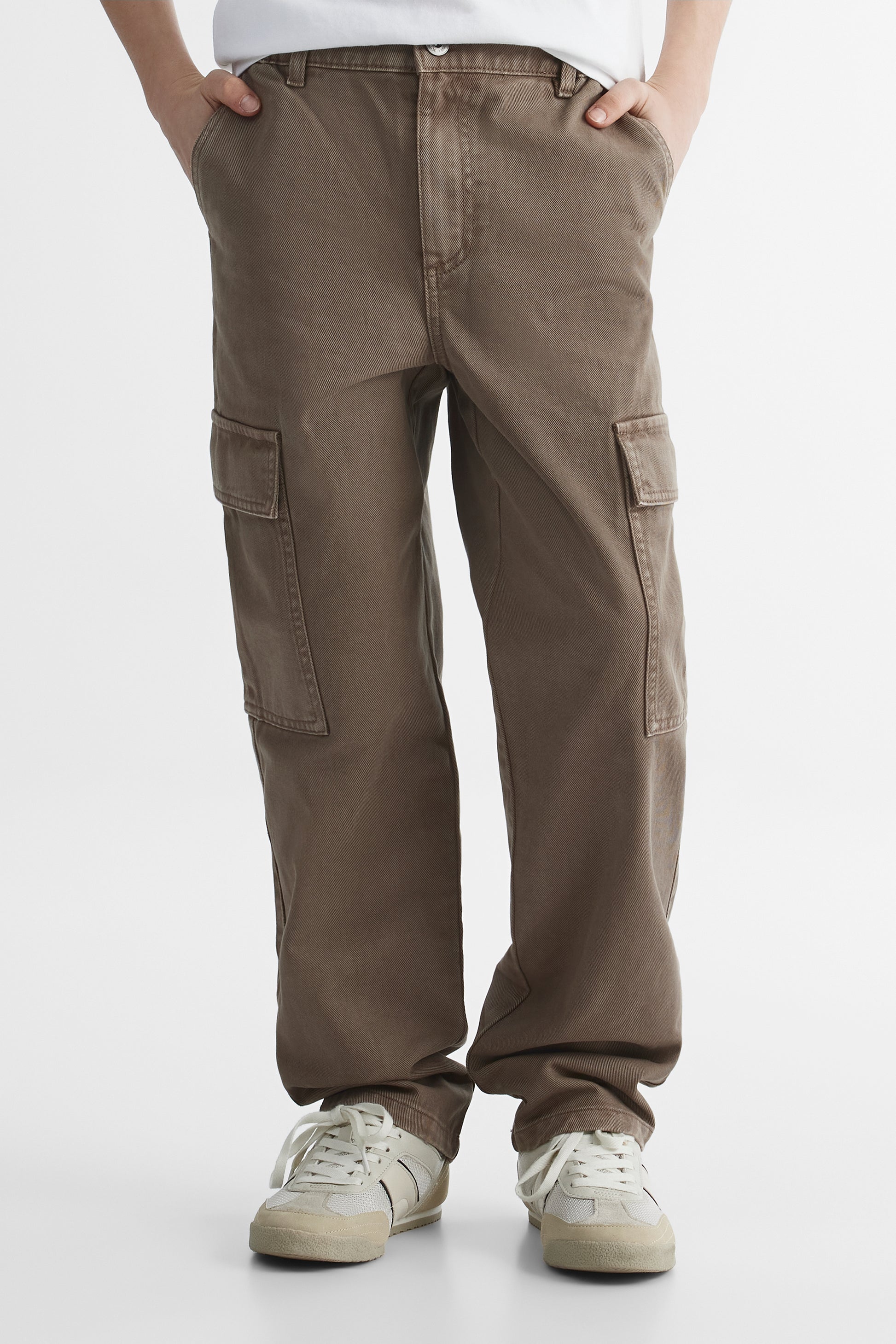 Jeans en denim bull léger - Ado garçon && BRUN