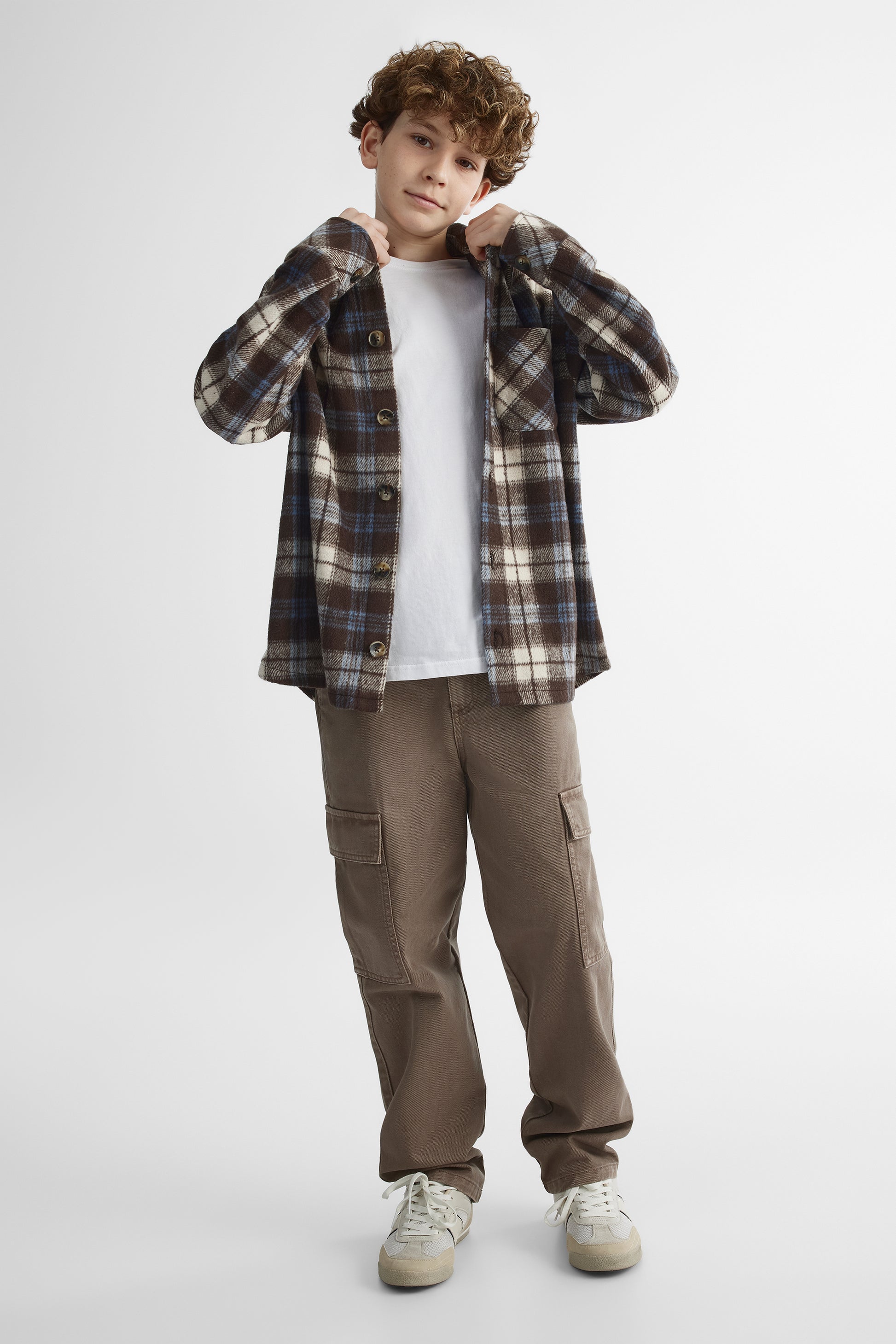 Jeans en denim bull léger - Ado garçon && BRUN
