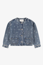 Veston en denim classique - Enfant fille && DENIM/MULTI