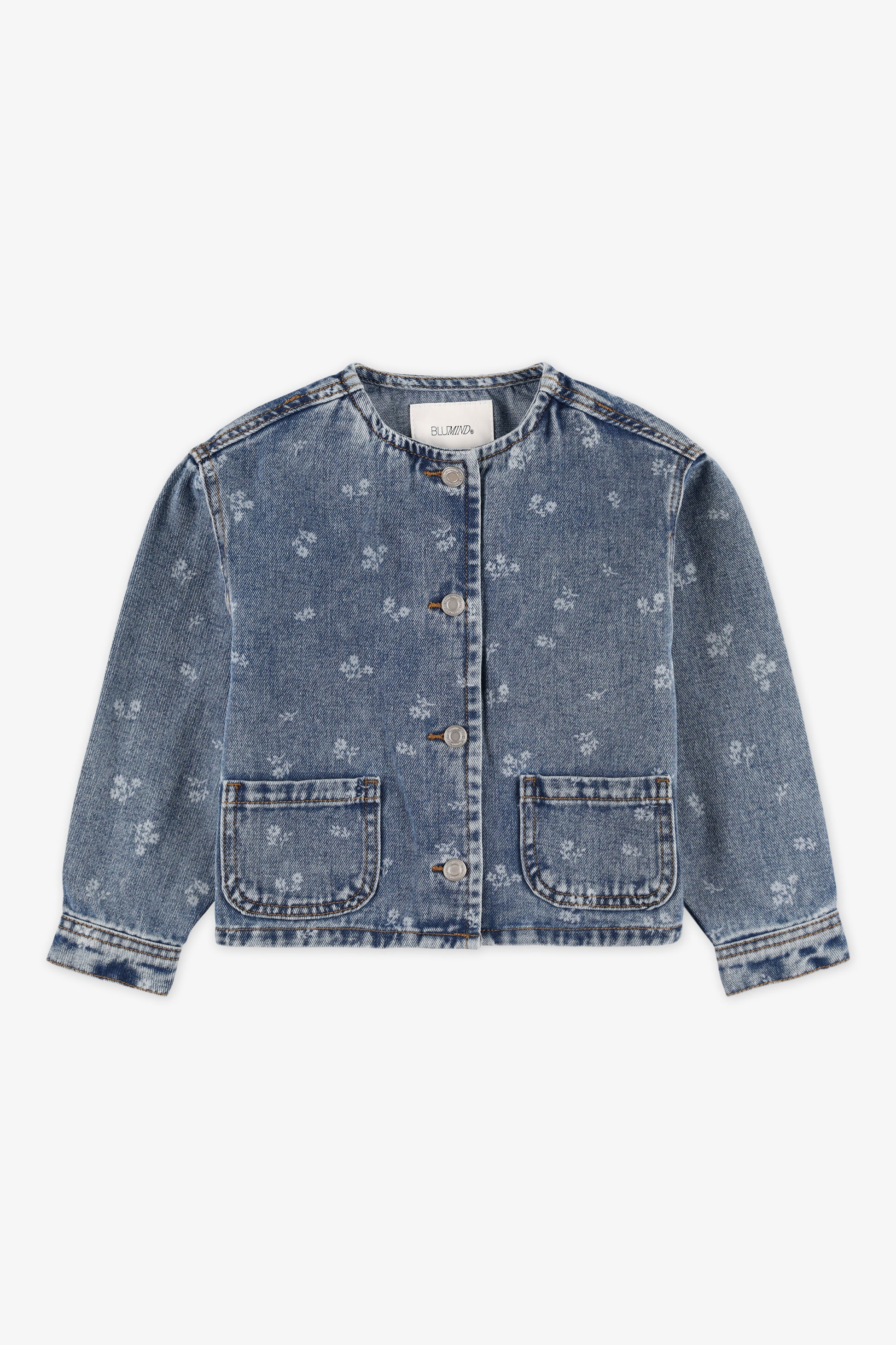 Veston en denim classique - Enfant fille && DENIM/MULTI