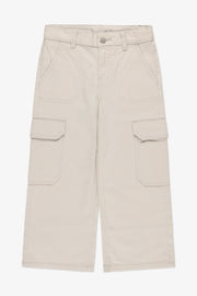 Jeans coupe droite bull denim - Enfant fille && BEIGE
