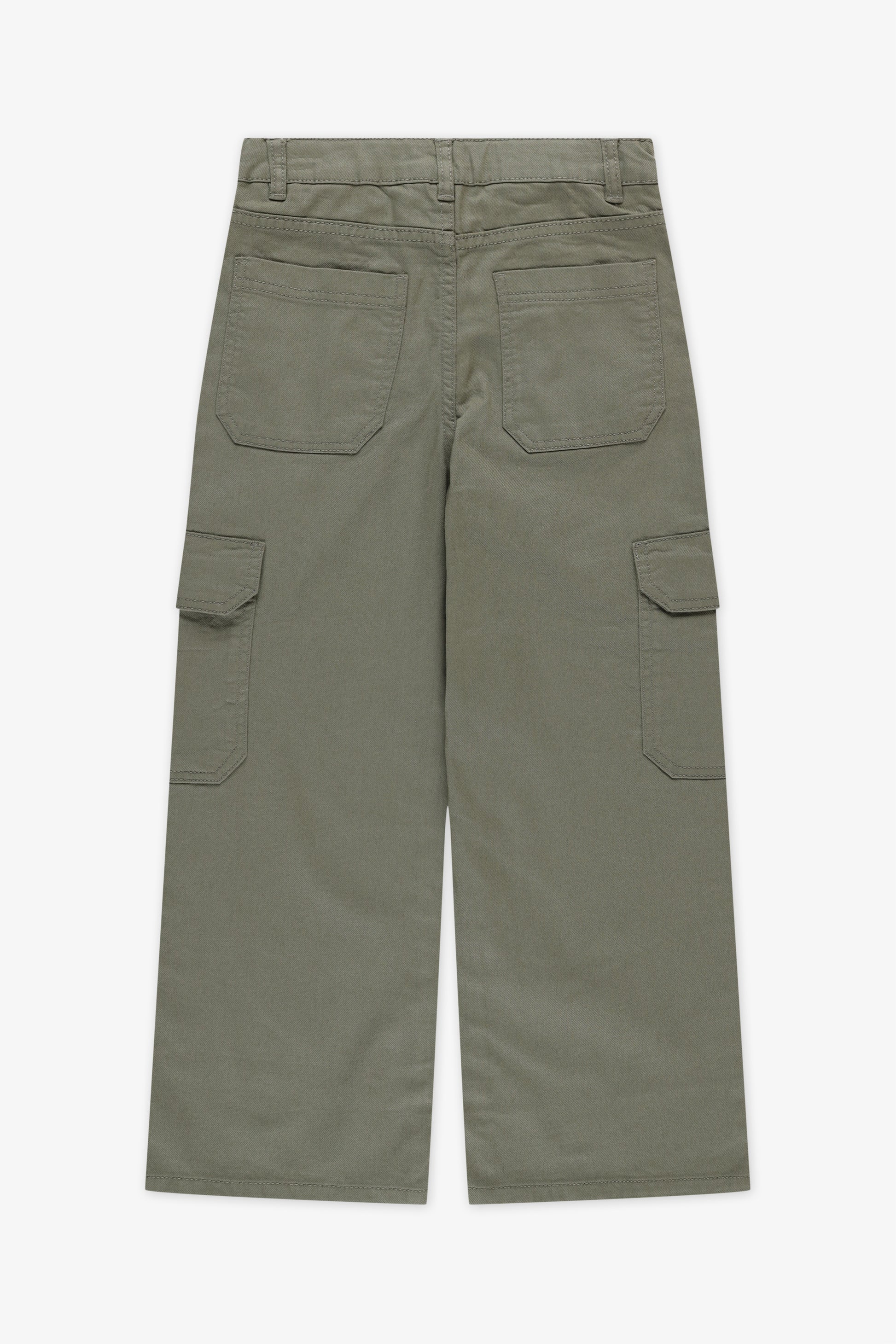 Jeans coupe droite bull denim - Enfant fille && KAKI