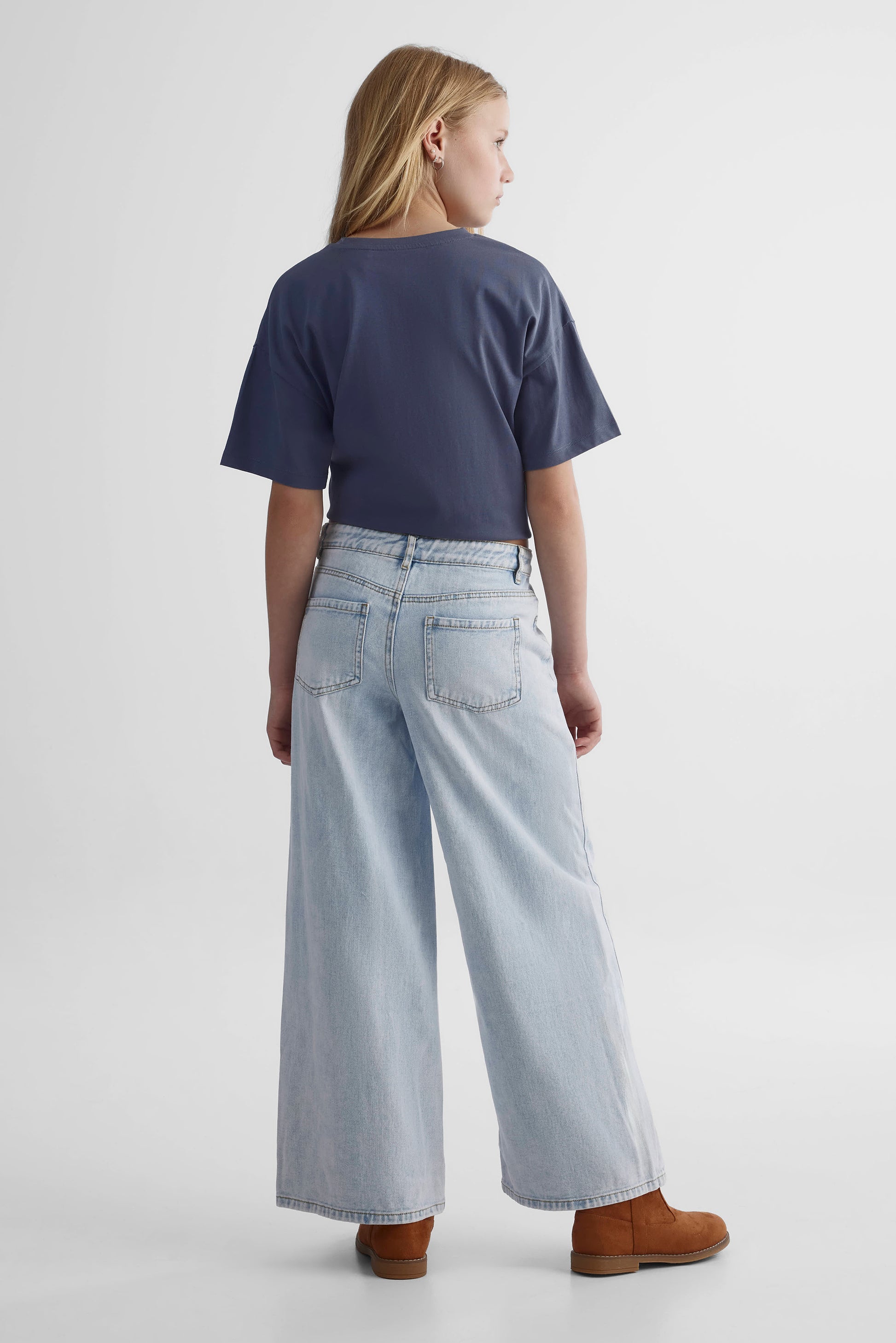 Jeans en denim signature - Ado fille && DENIM PALE