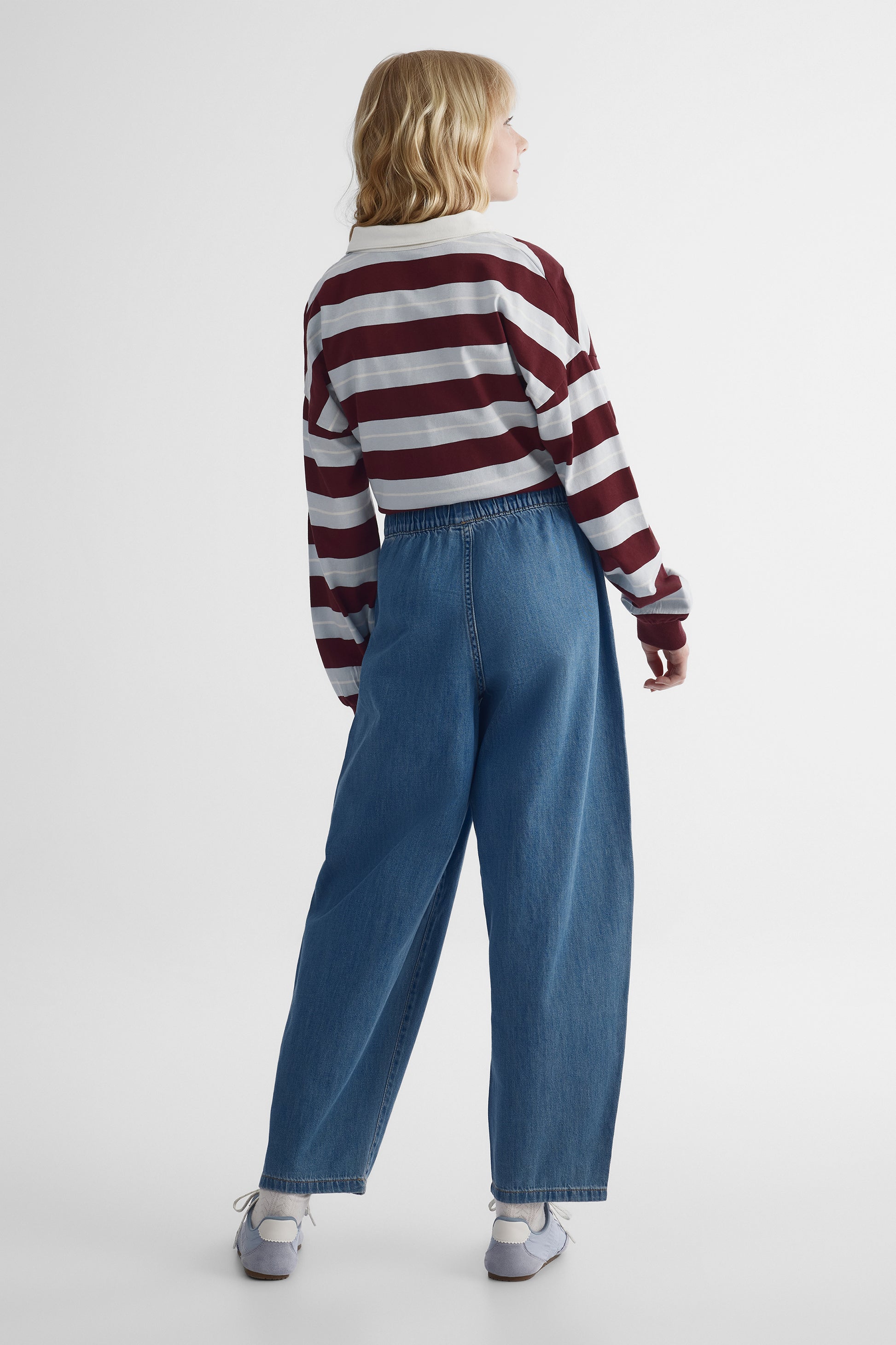 Jeans denim clair léger - Ado fille && DENIM MOYEN