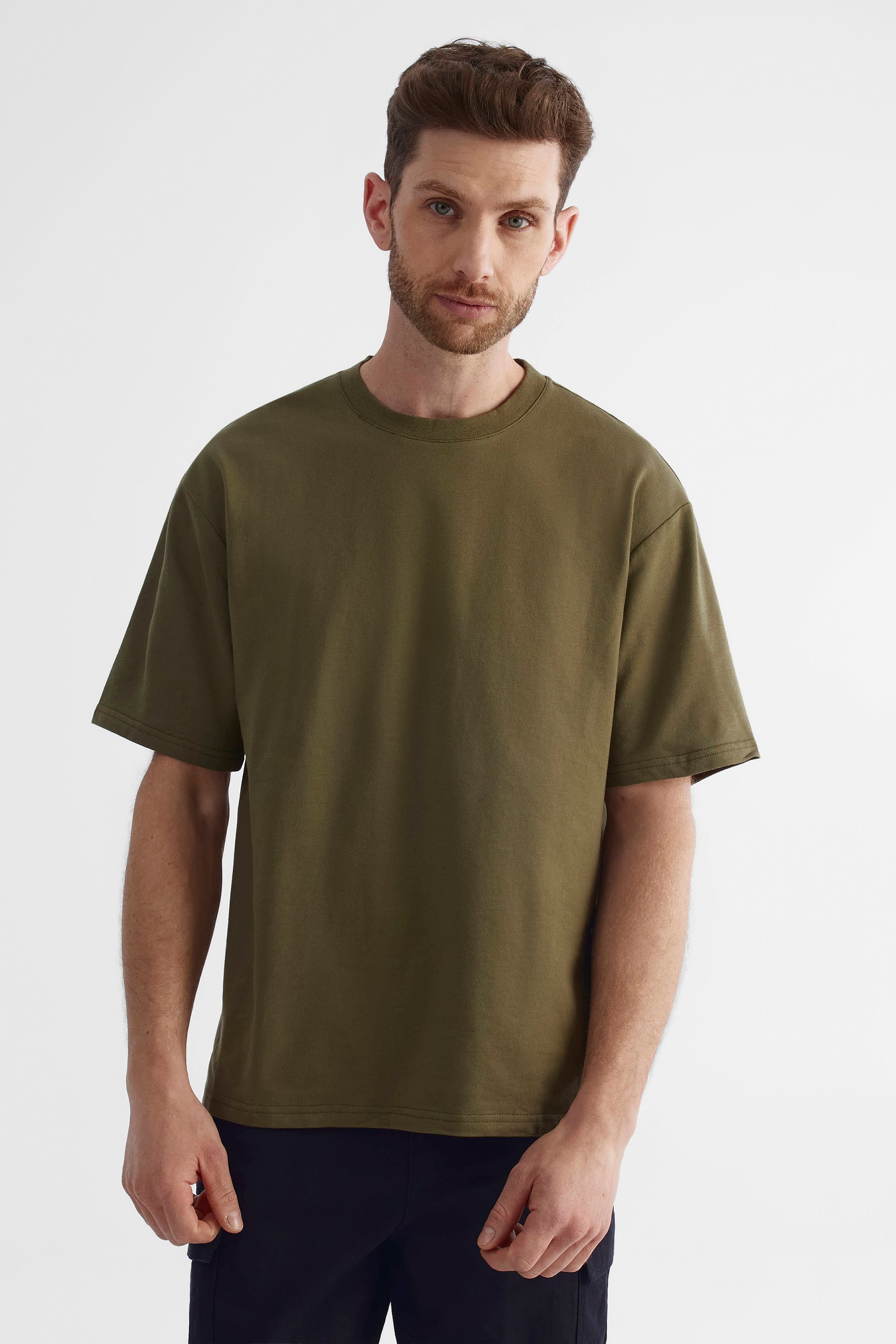 T-shirt éponge BLUMIND - Homme && OLIVE