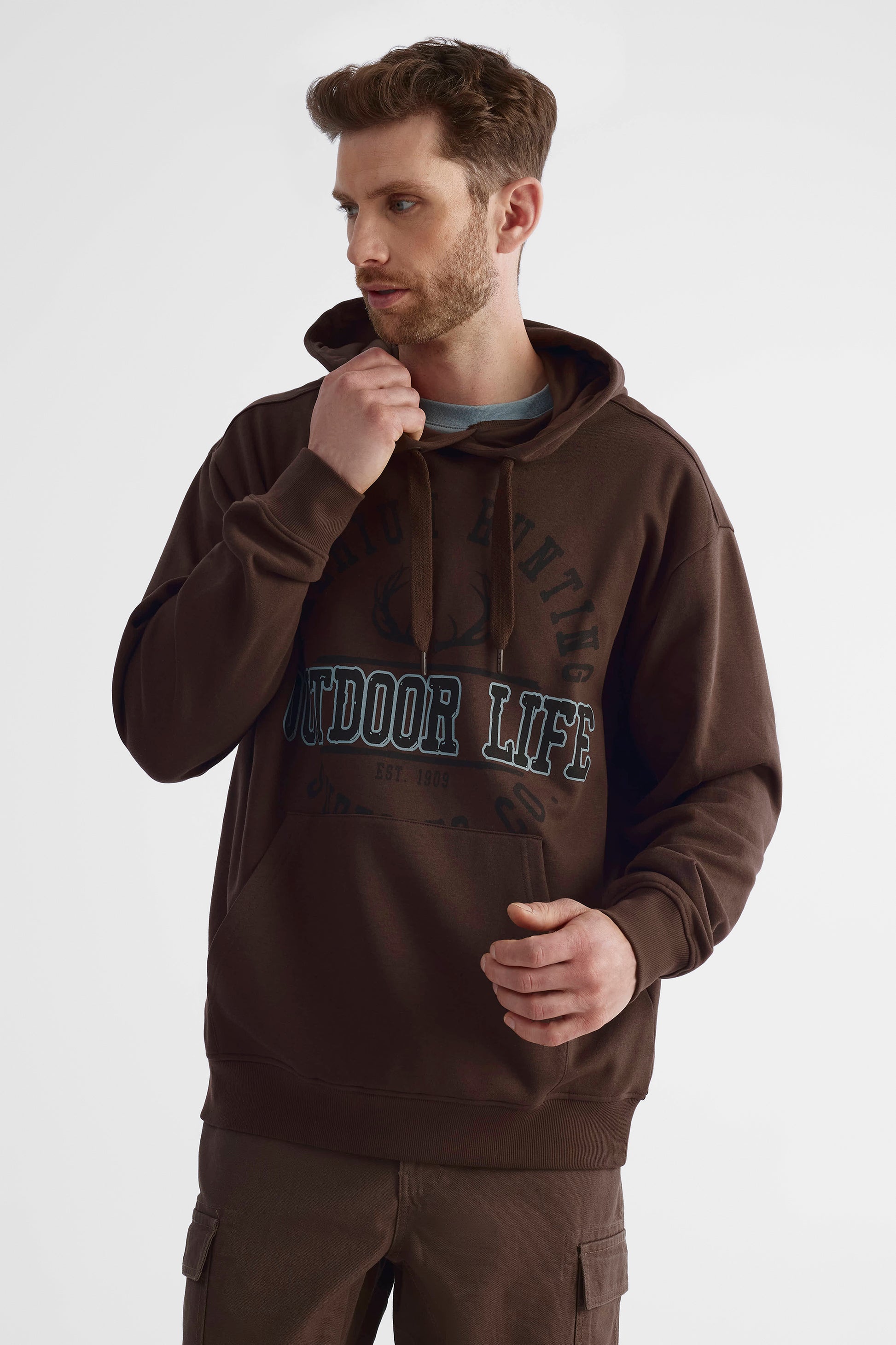 Chandail ouaté BLUMIND - Homme && BRUN