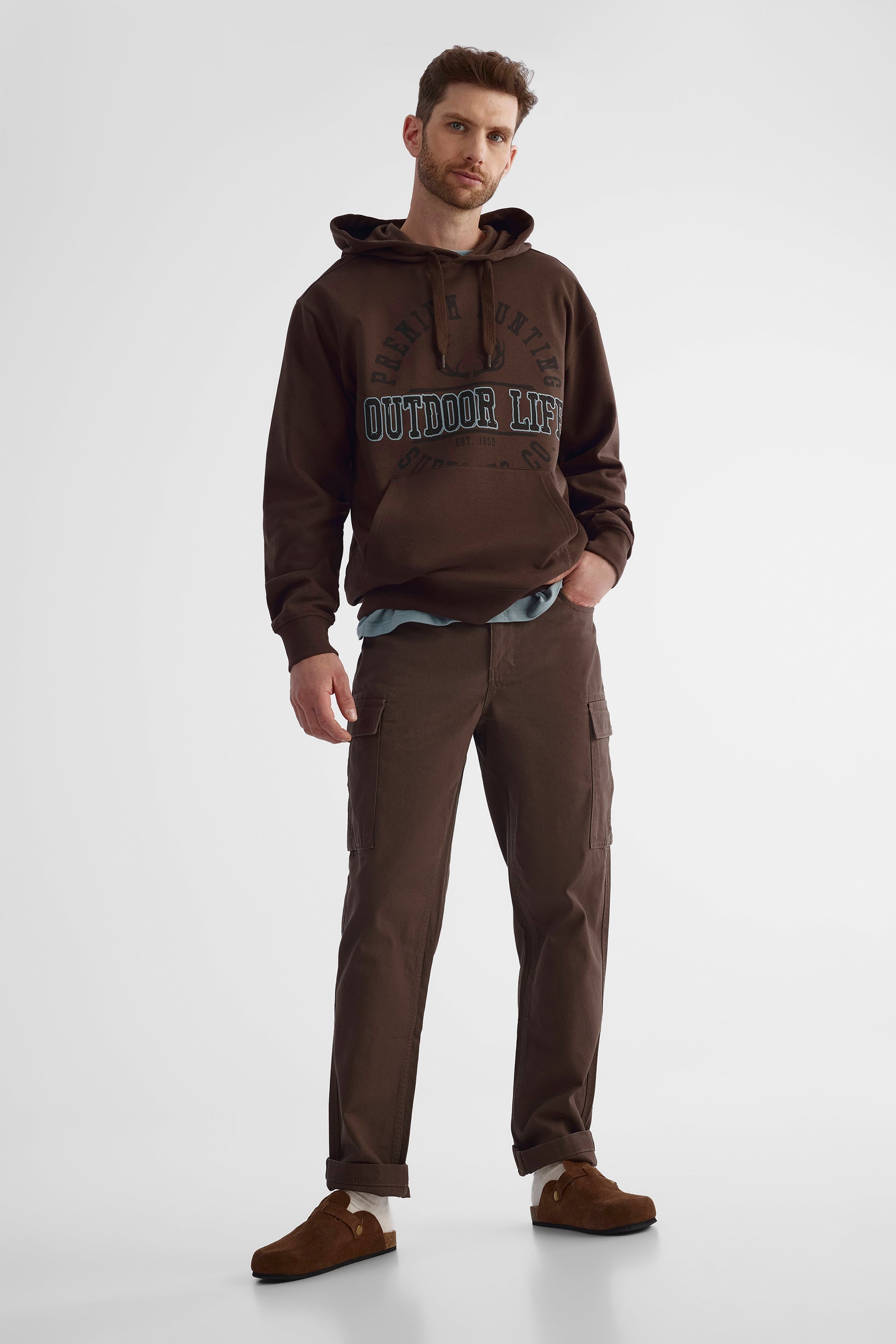 Chandail ouaté BLUMIND - Homme && BRUN