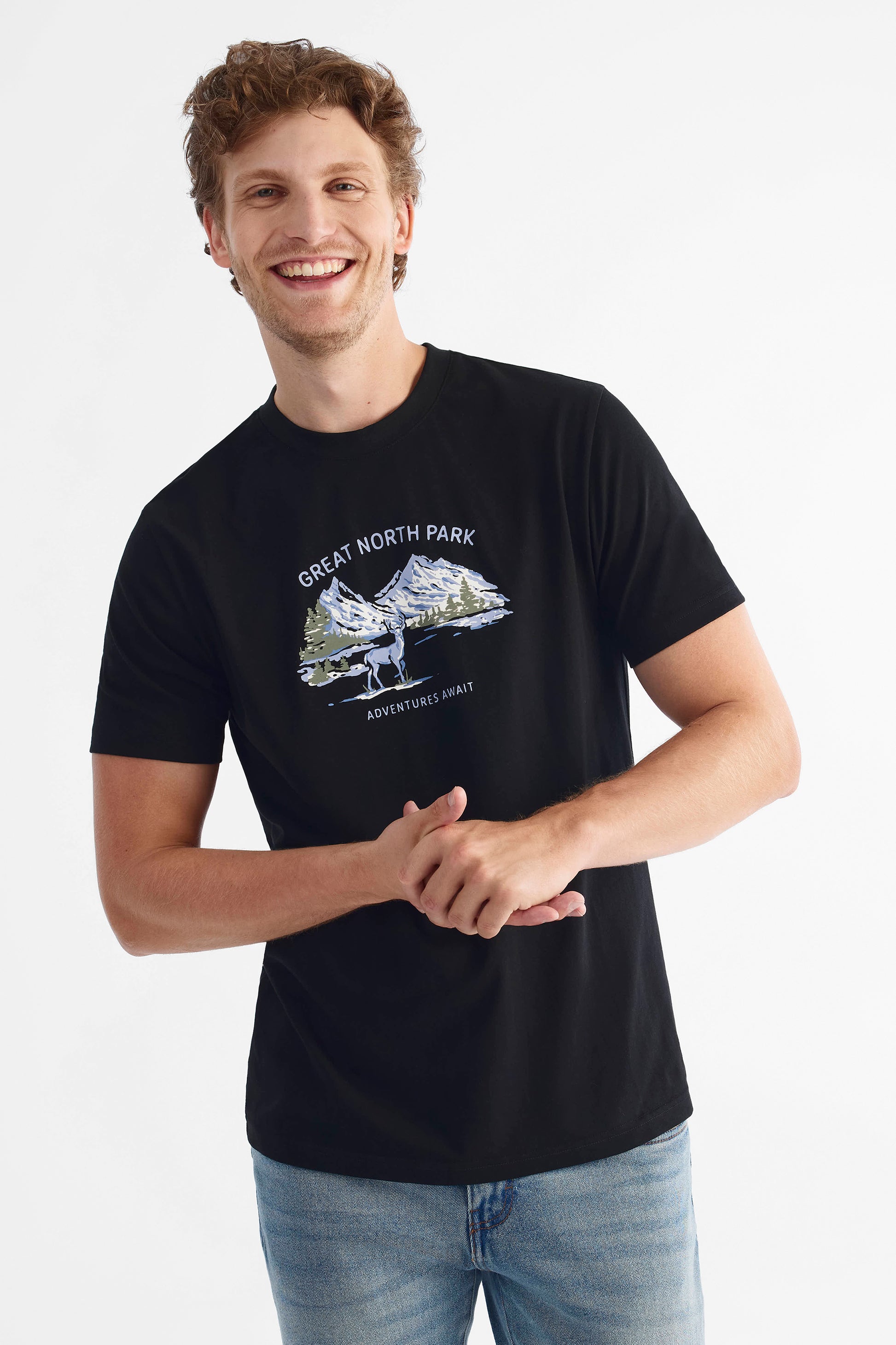 T-shirt essentiel 2/30$ - Homme && NOIR