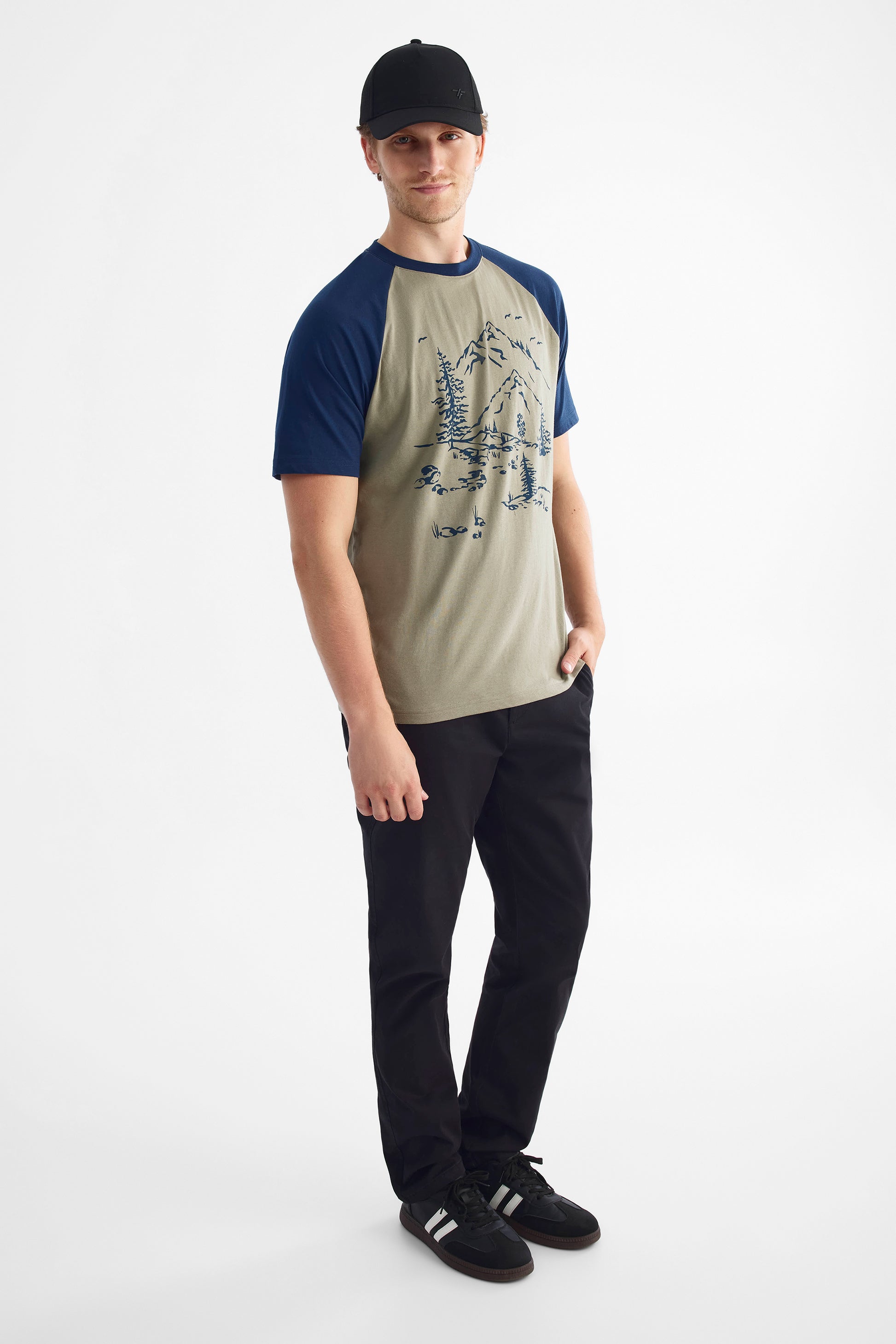 T-shirt uni 2/30$ - Homme && KAKI