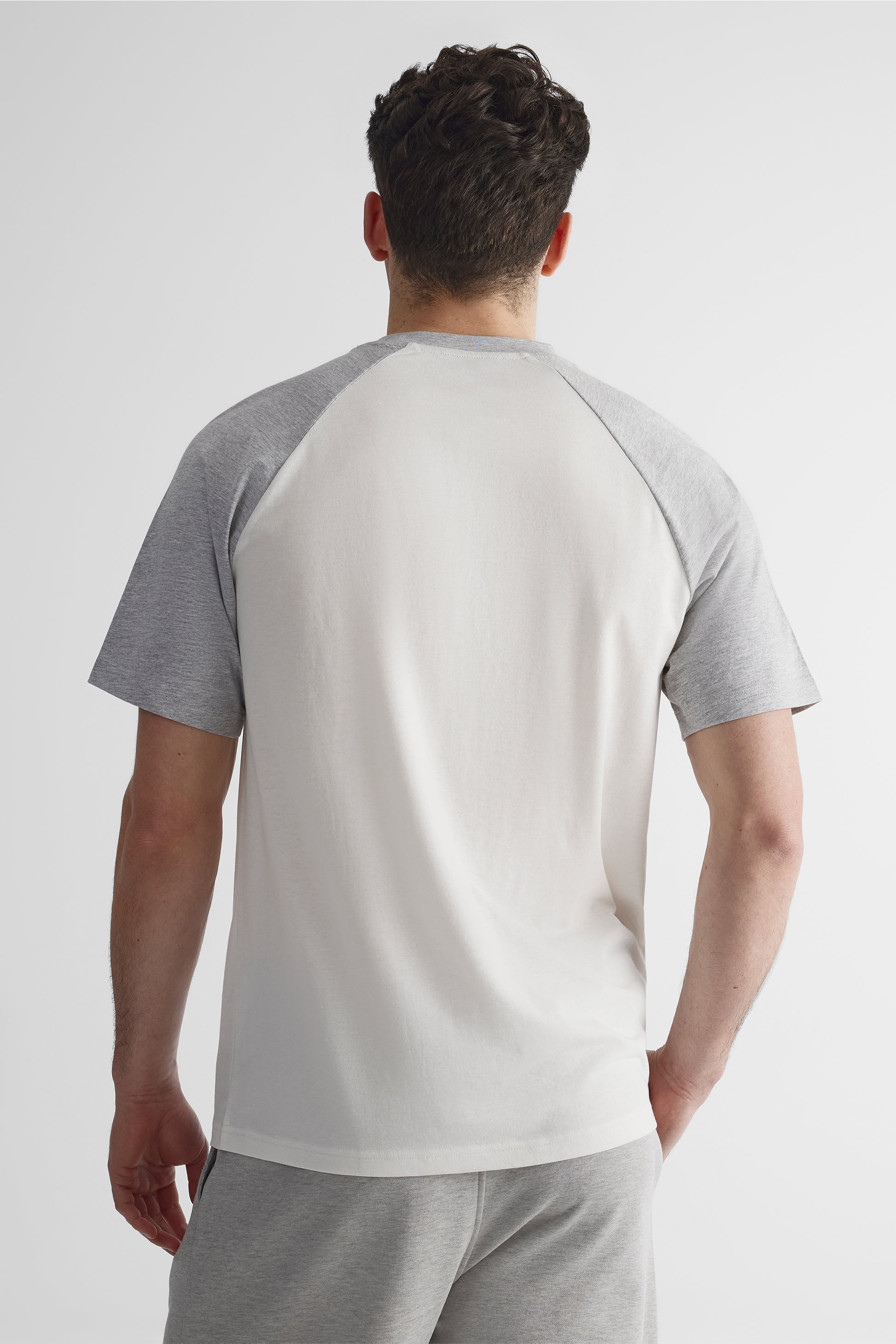 T-shirt uni 2/30$ - Homme && BLANC CASSÉ