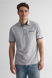 Polo uni essentiel - Homme && GRIS MIXTE