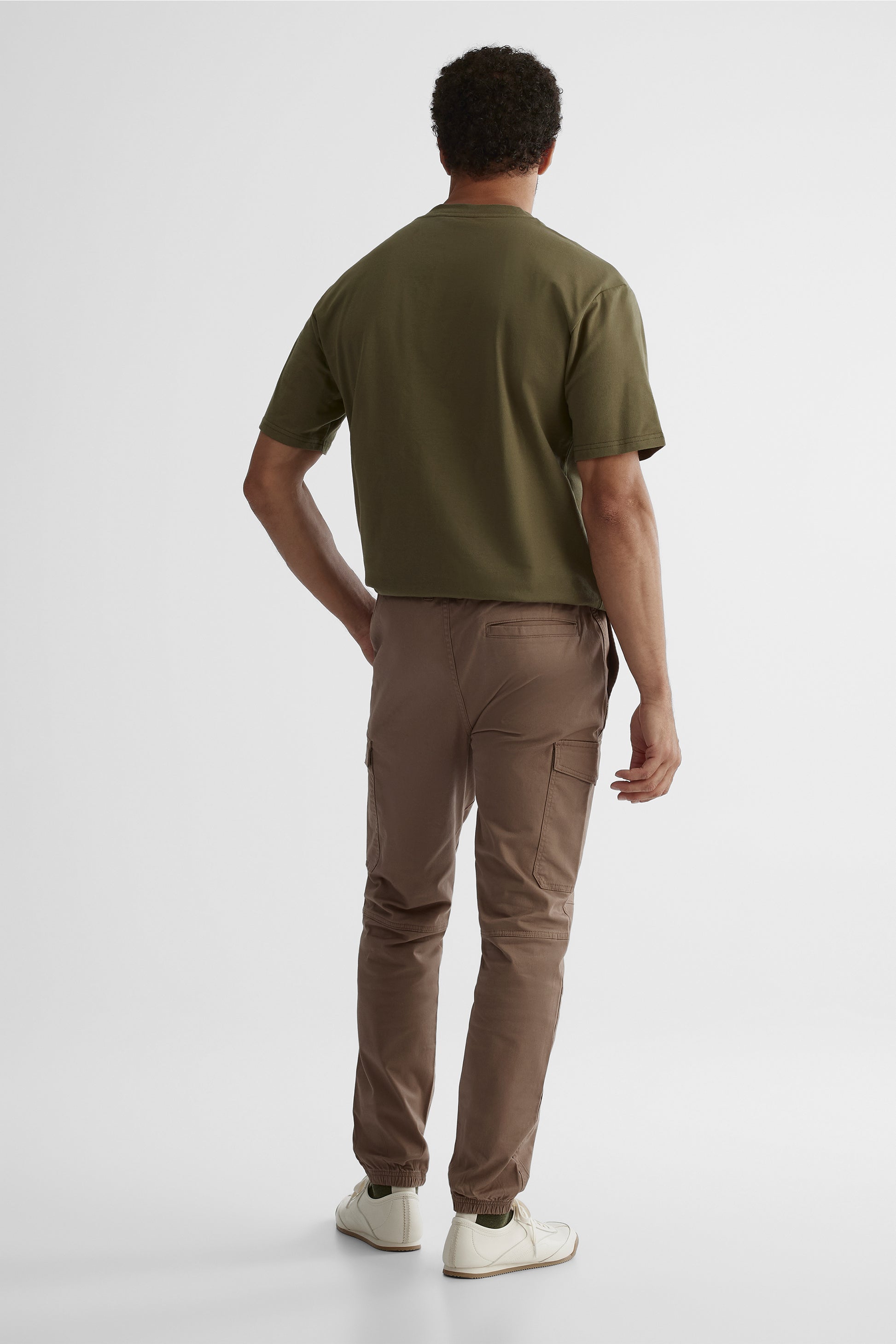 Pantalon chino extensible - Homme && TAUPE