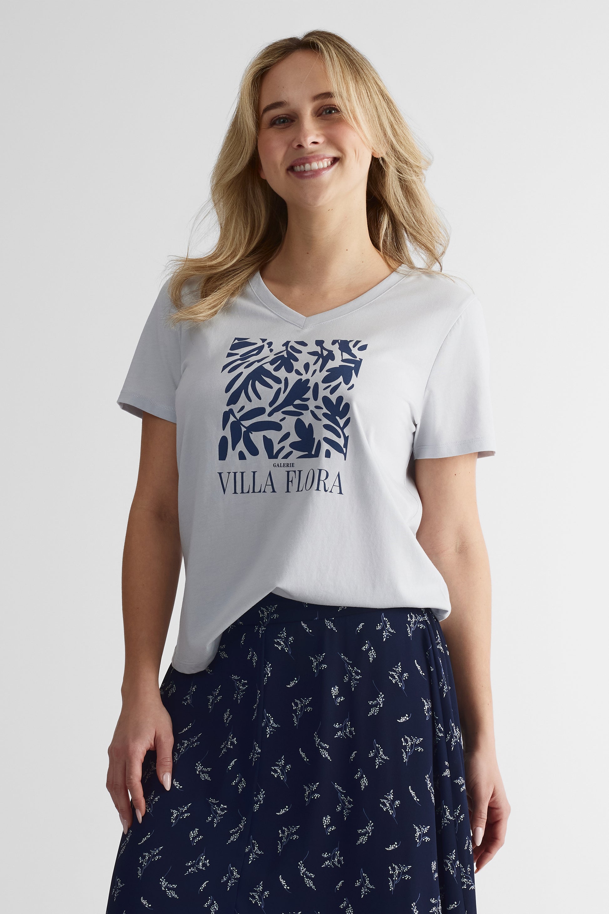 T-shirt à manches courtes tout-aller - Femme && GRIS