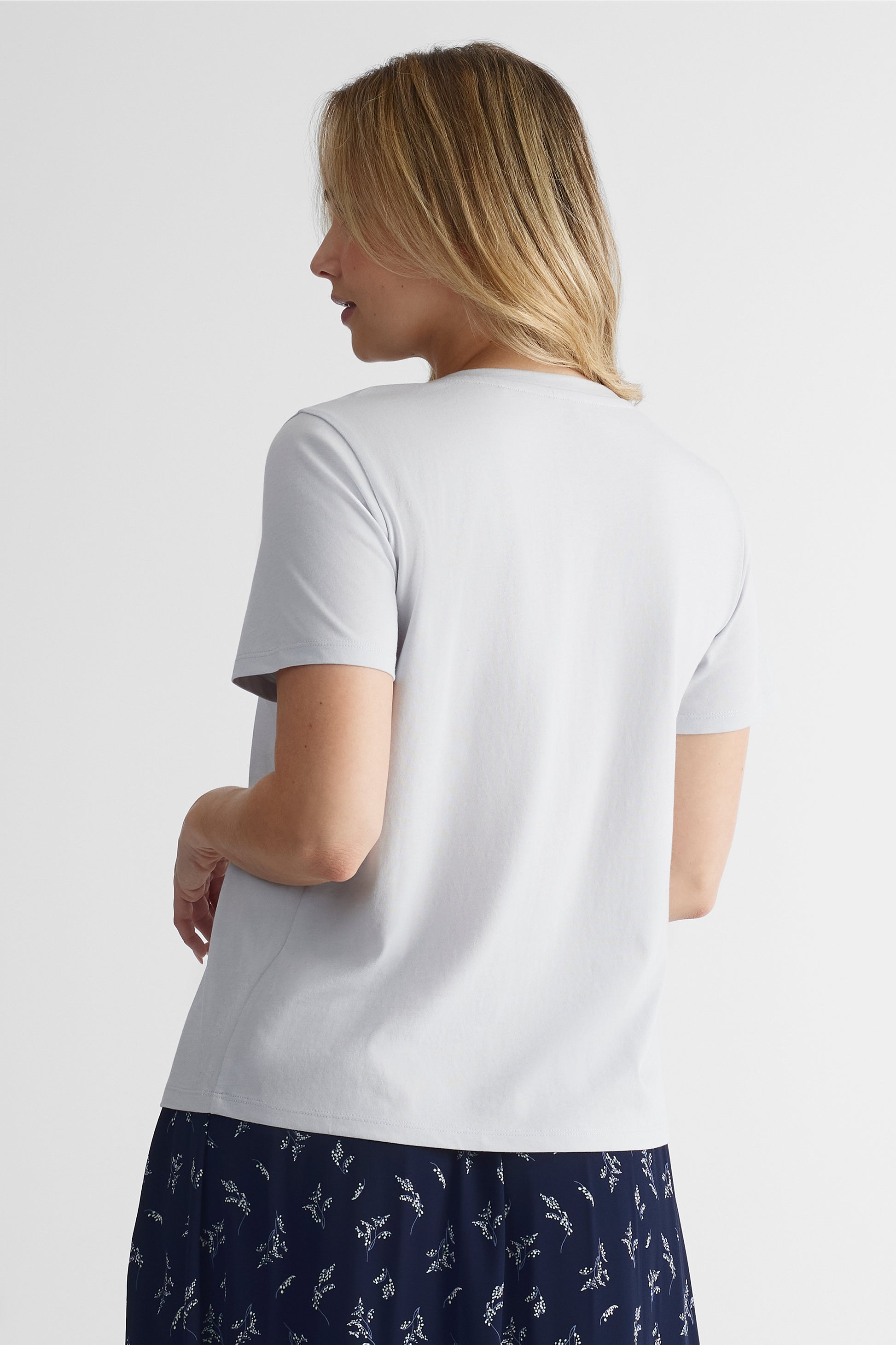 T-shirt à manches courtes tout-aller - Femme && GRIS