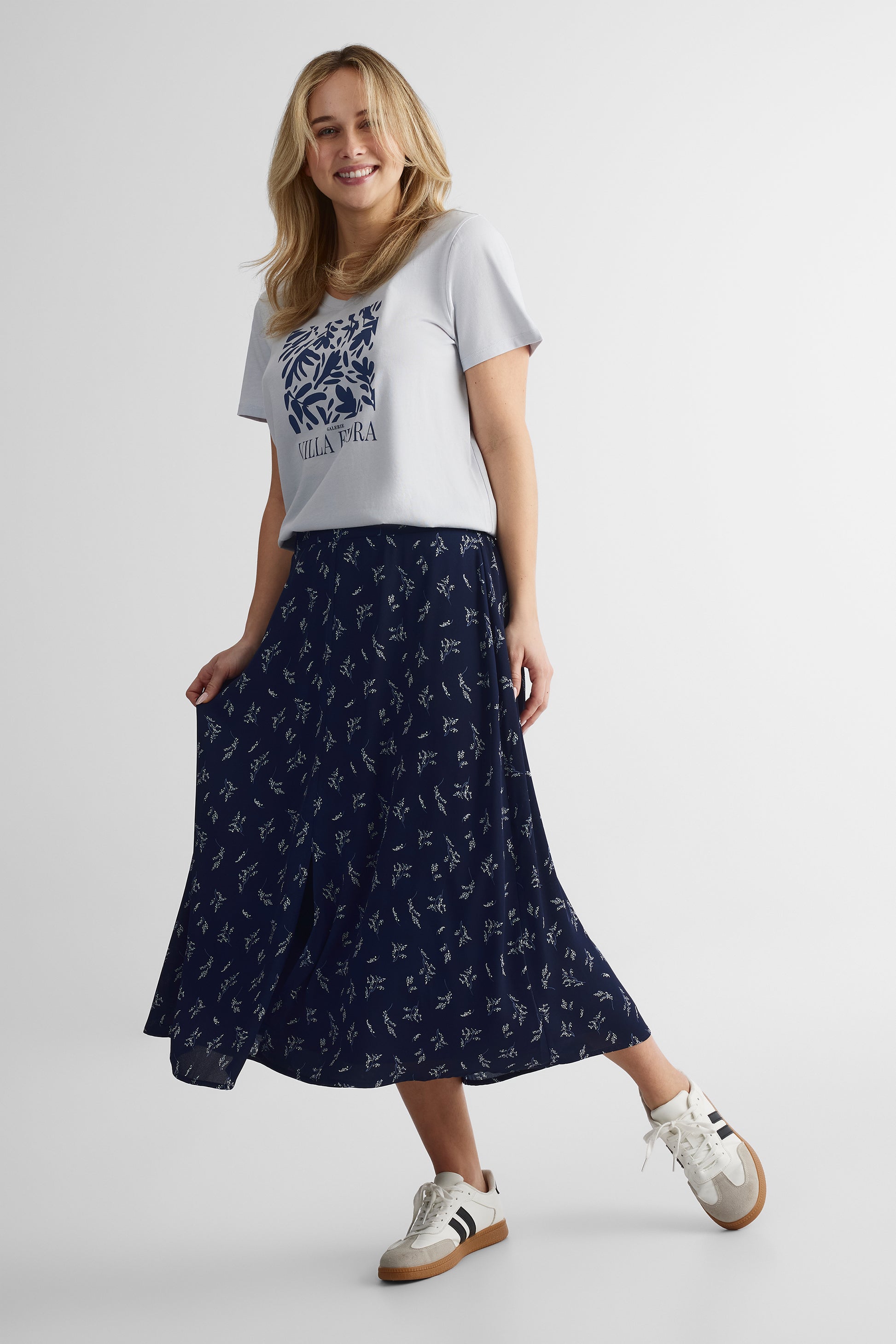 T-shirt à manches courtes tout-aller - Femme && GRIS