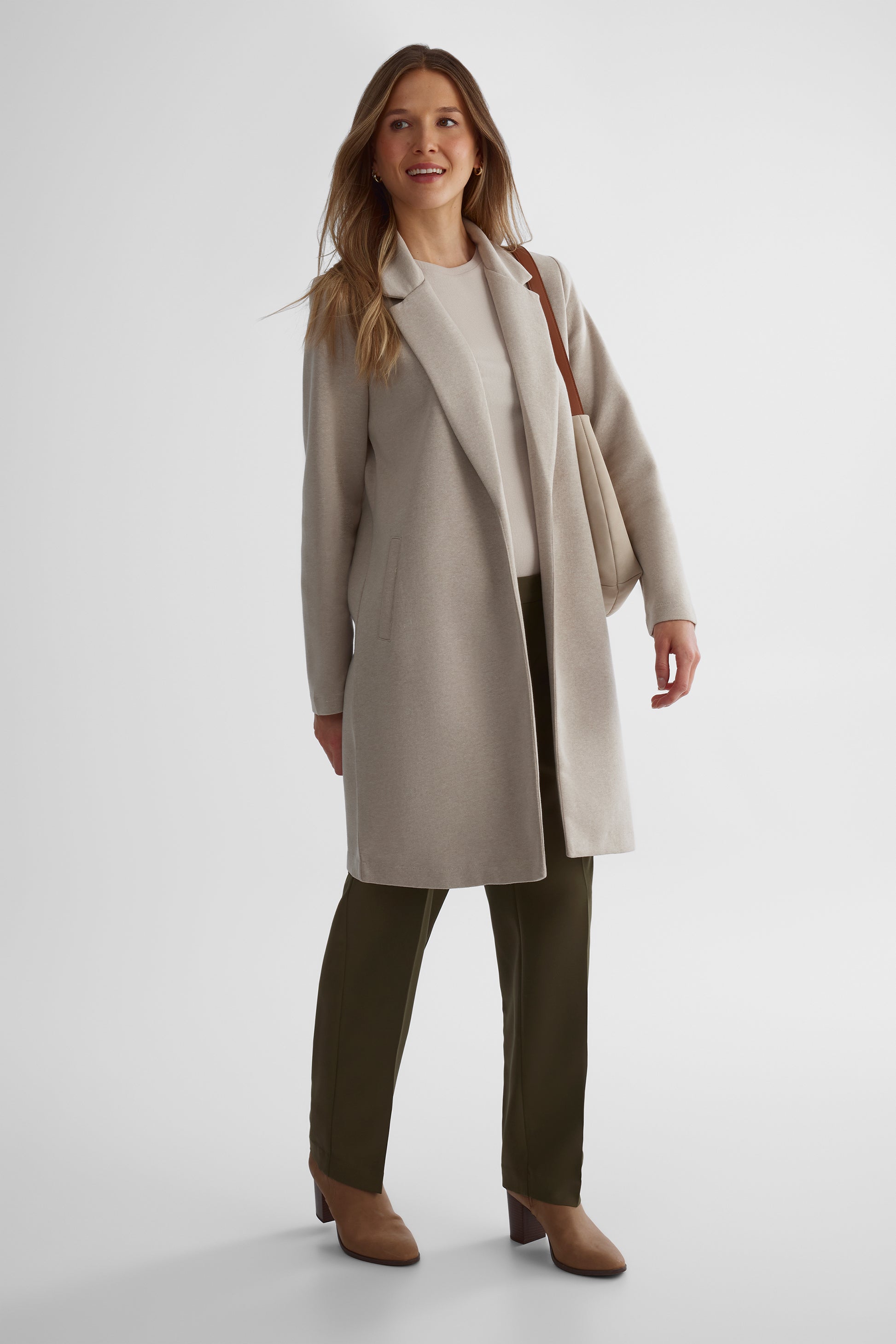 Veste ouatée légère et chaude - Femme && BEIGE