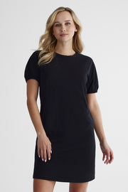 Robe extensible en coton - Femme && NOIR