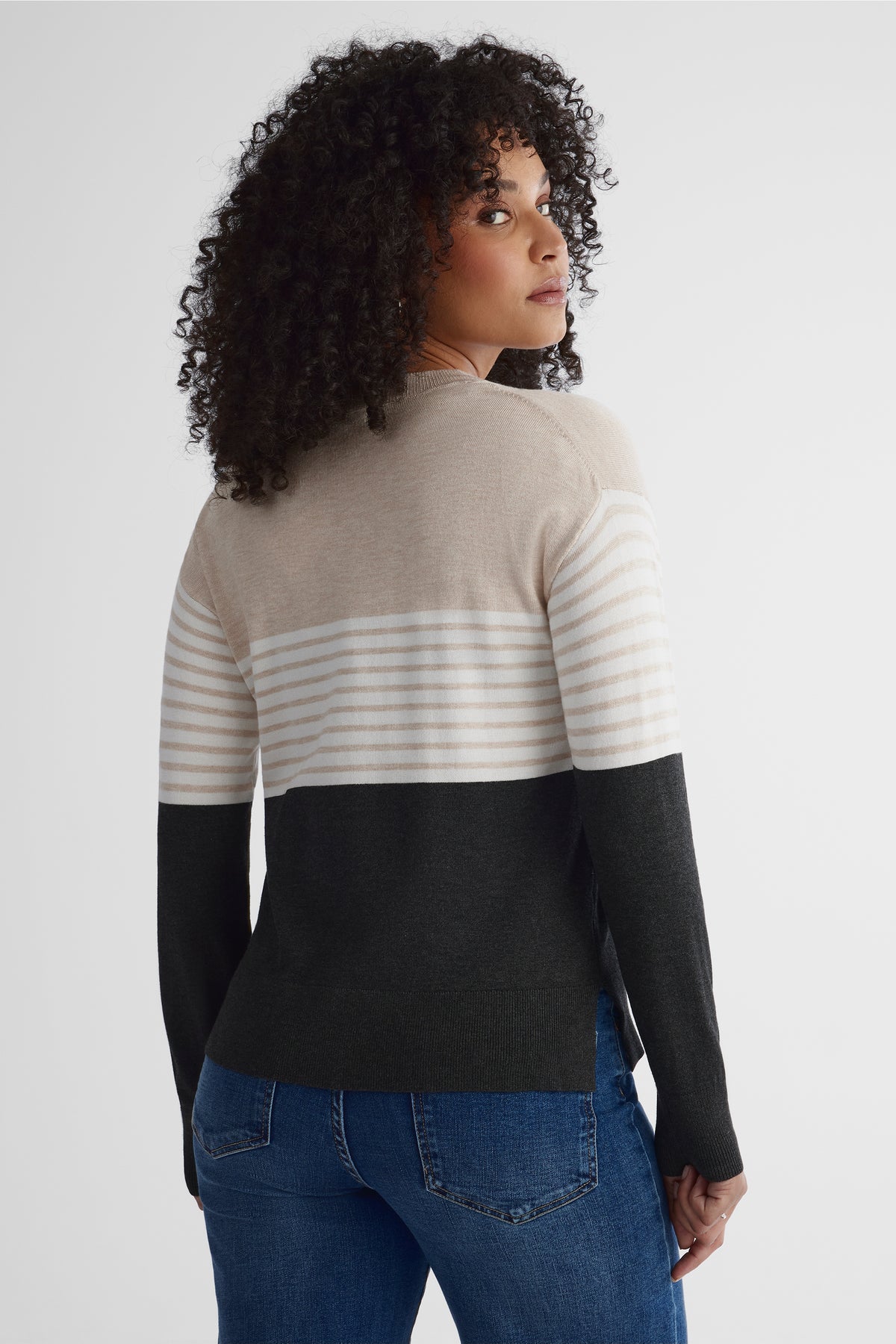 Chandail tricoté classique - Femme && OATMEAL