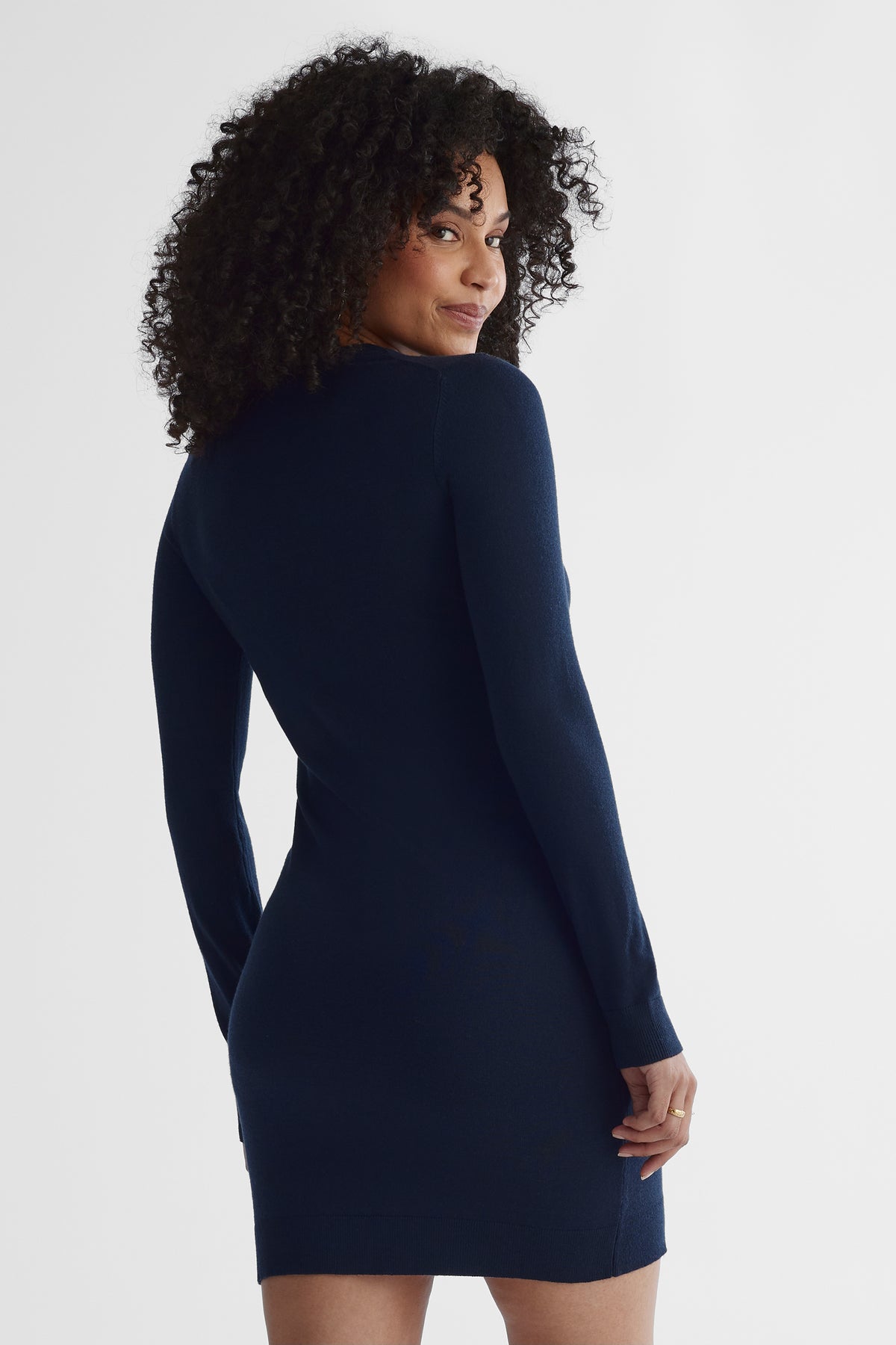 Robe en tricot super doux - Femme && MARIN
