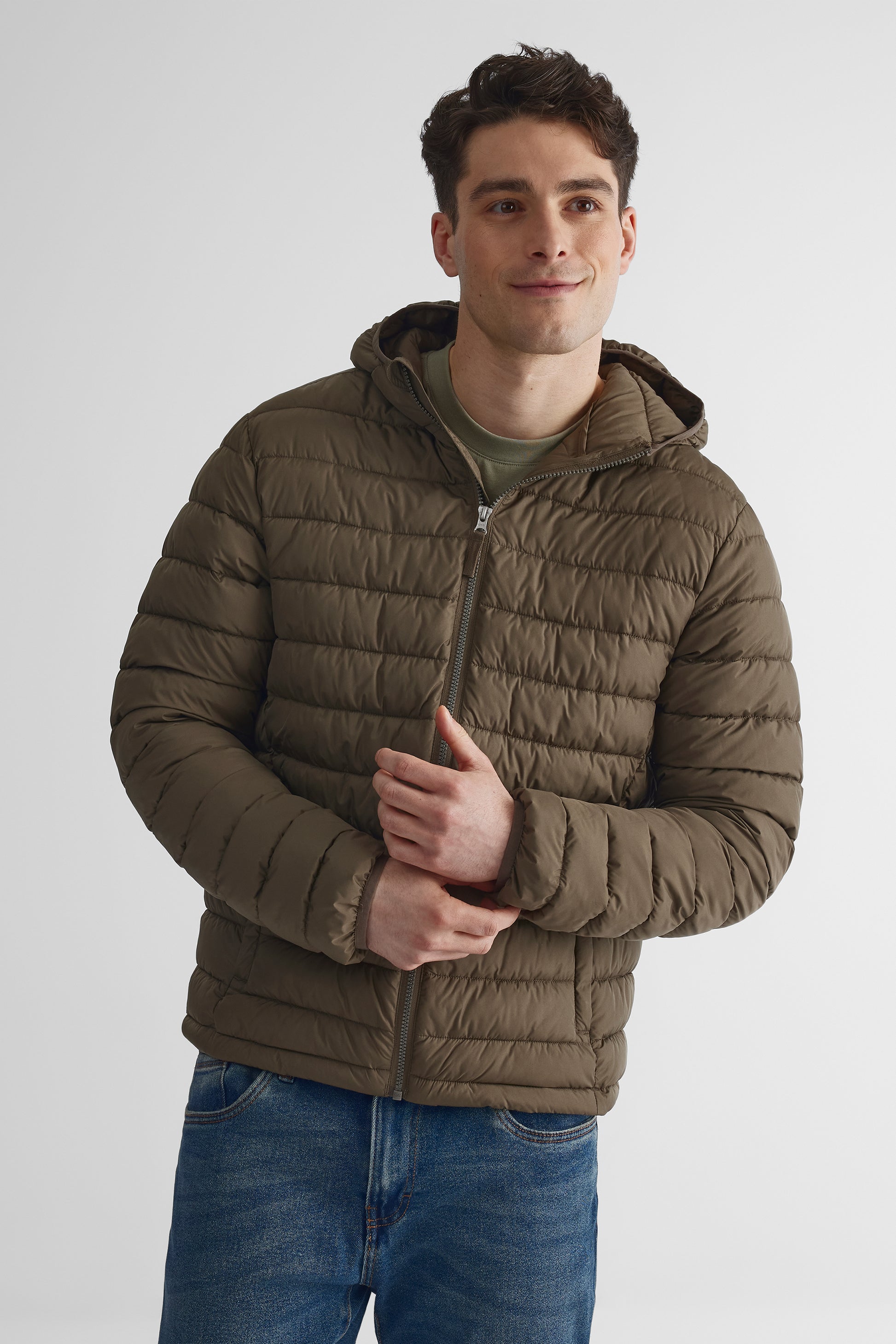 Manteau coquille léger - Homme && KAKI