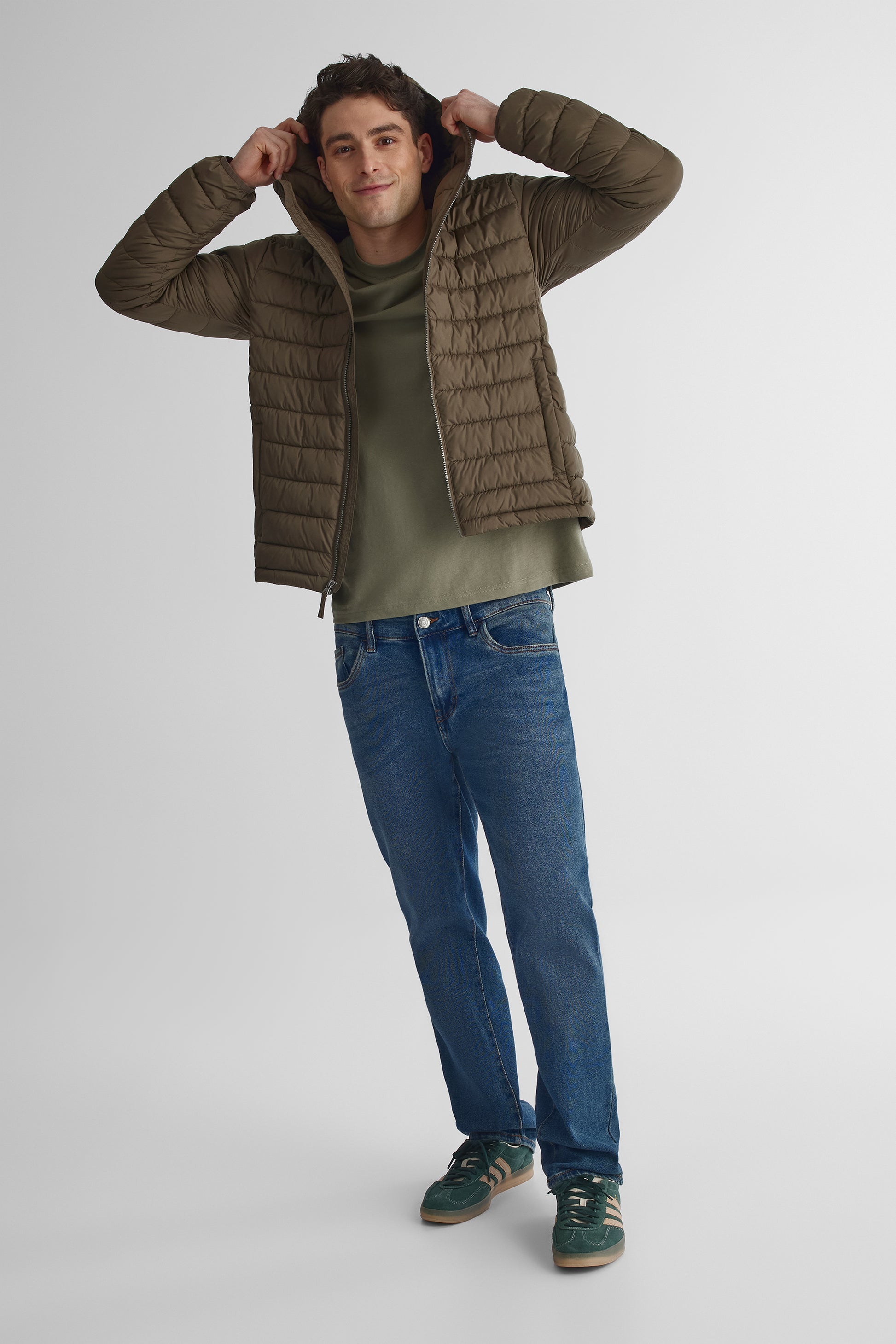 Manteau coquille léger - Homme && KAKI