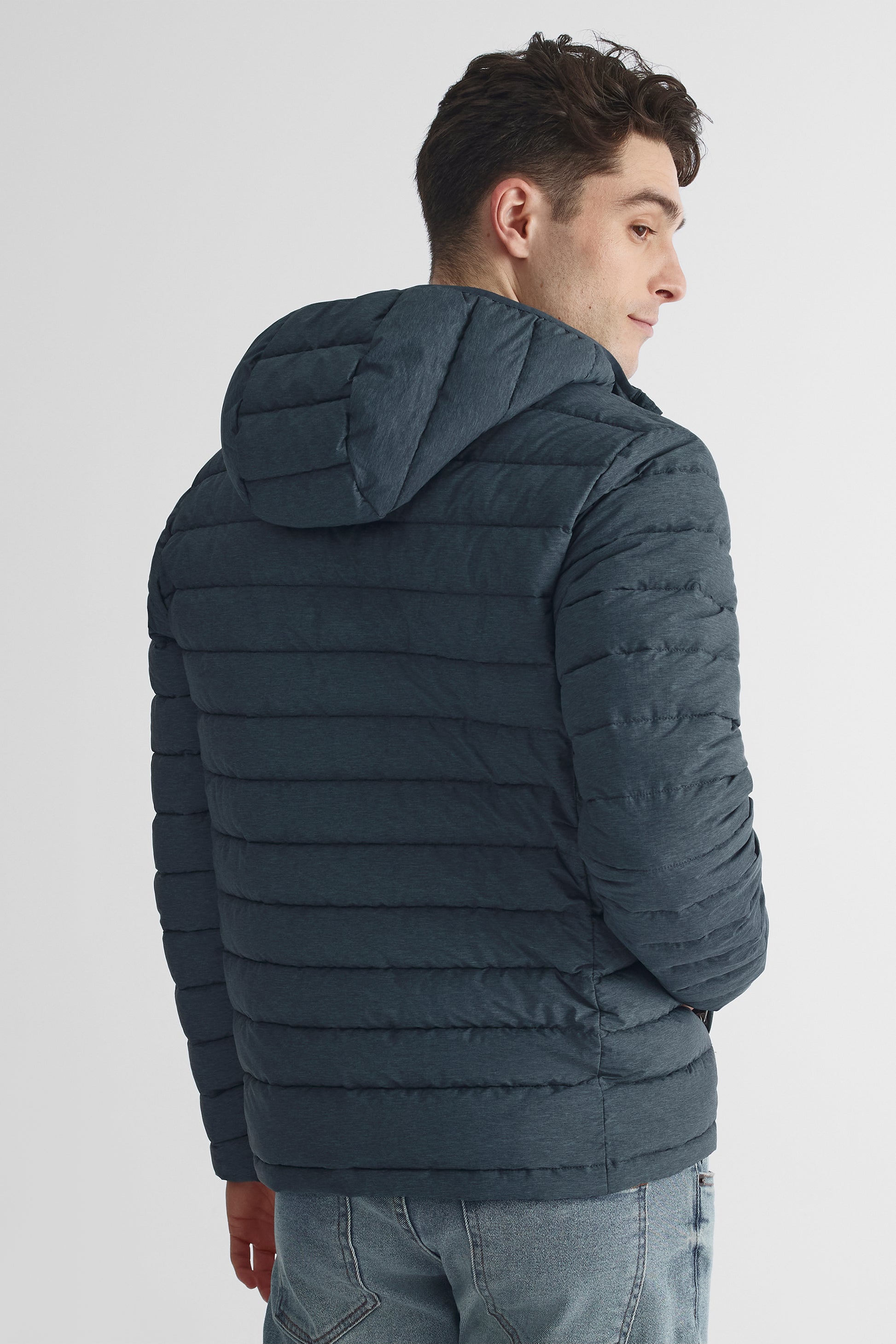 Manteau coquille coupe-vent - Homme && MARIN
