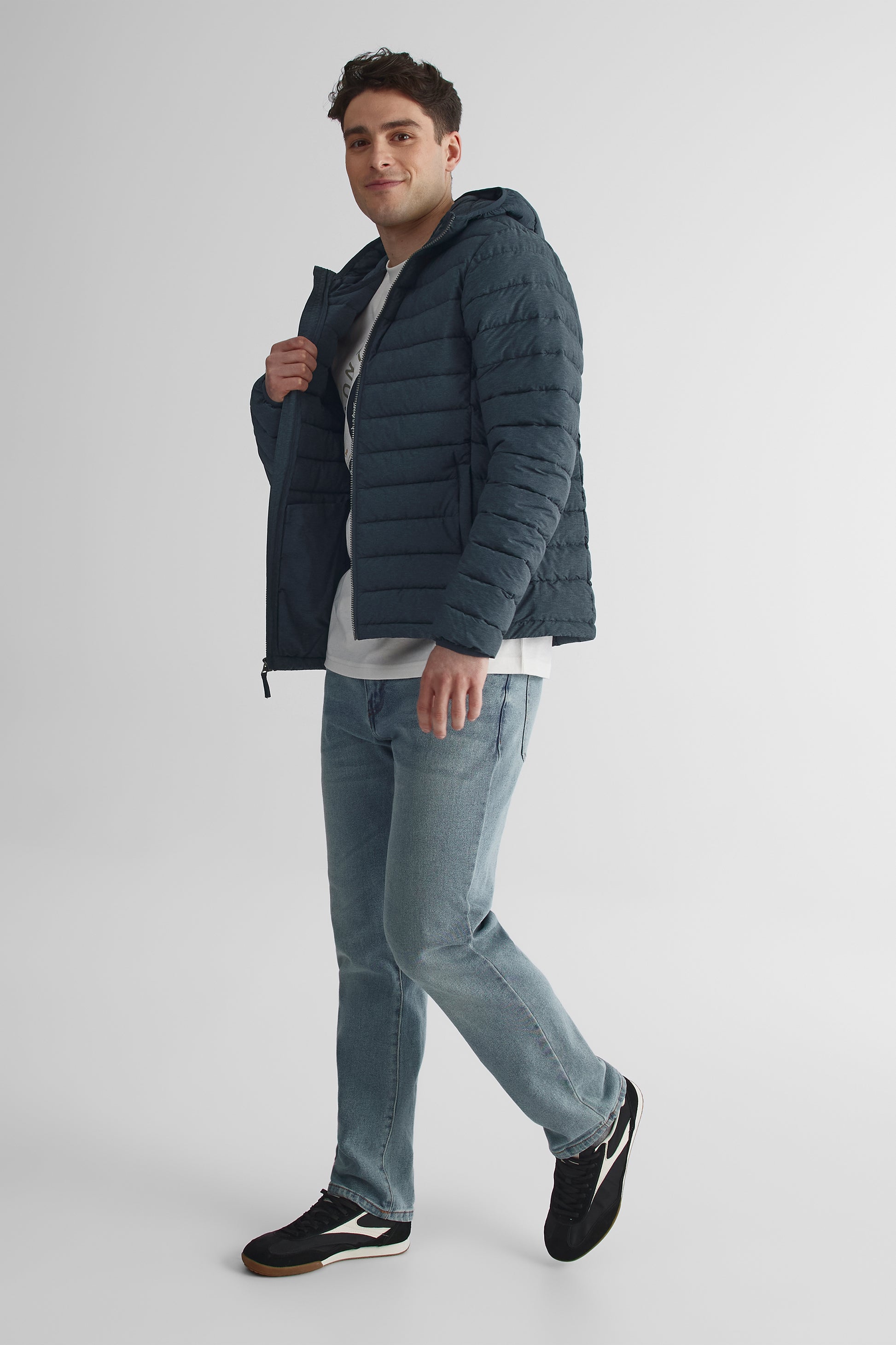Manteau coquille coupe-vent - Homme && MARIN
