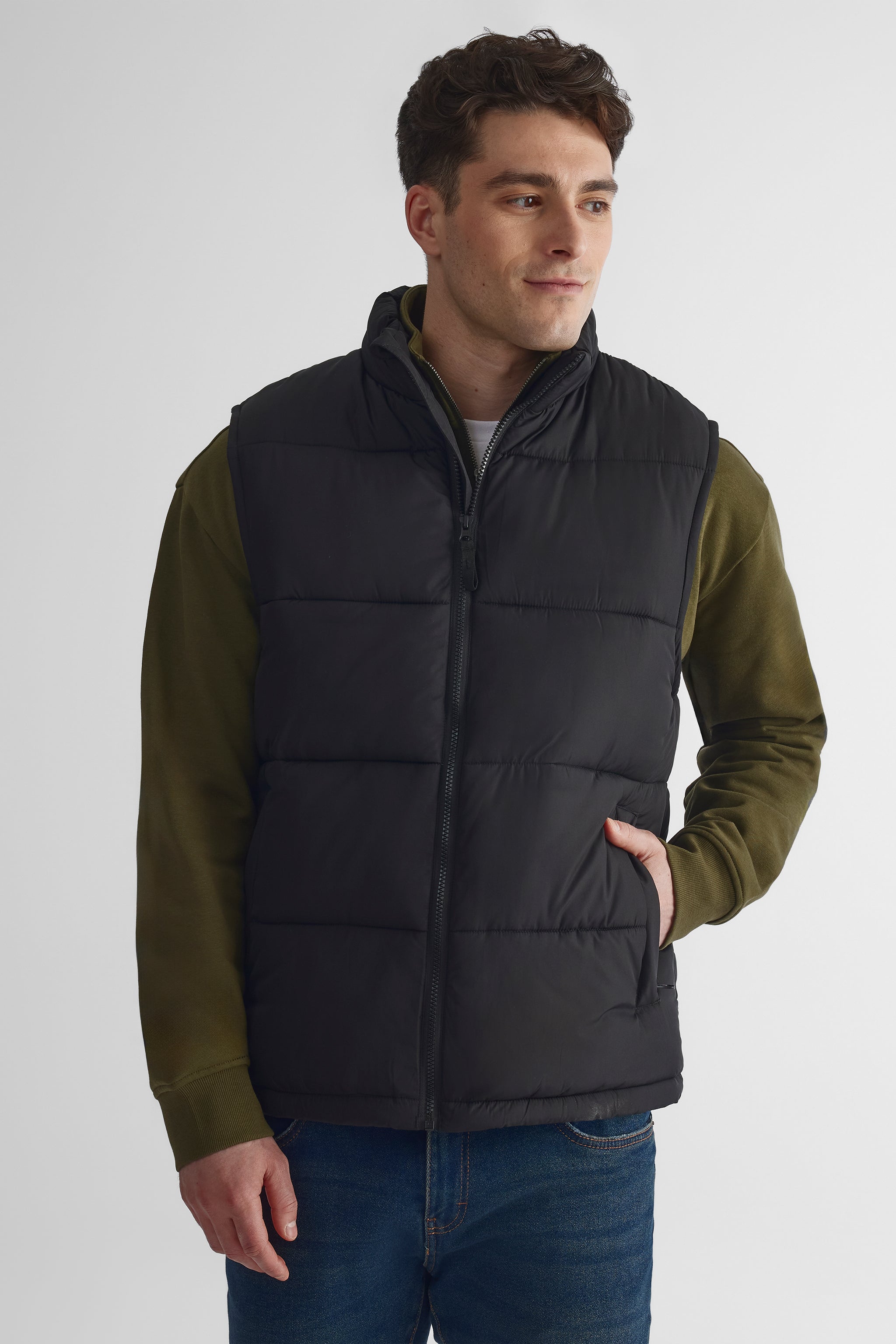 Veste coupe-vent légère - Homme && NOIR