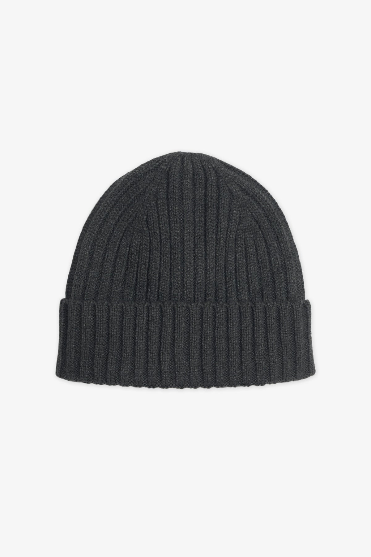 Tuque cloche en tricot - Homme && CHARBON