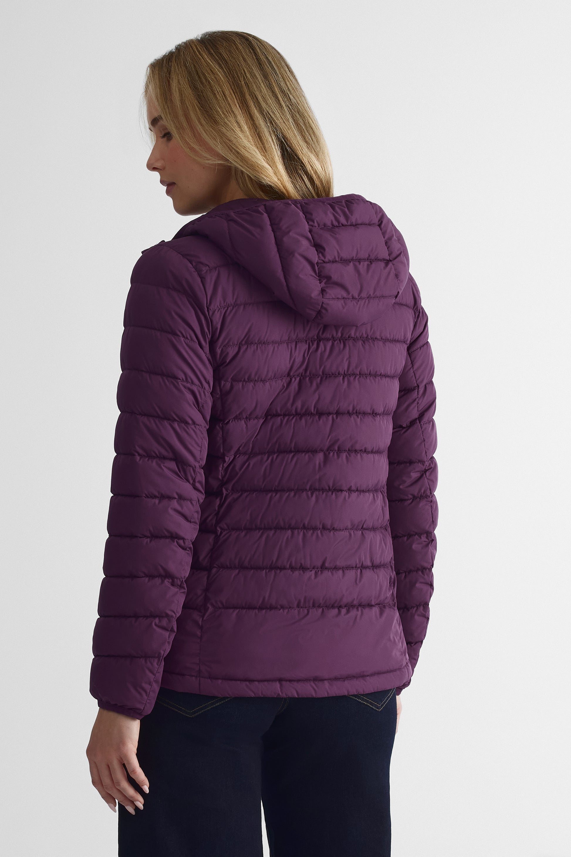 Manteau coquille de mi-saison - Femme && BOURGOGNE