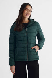 Manteau coquille TAG léger et polyvalent - Femme && VERT FONCE