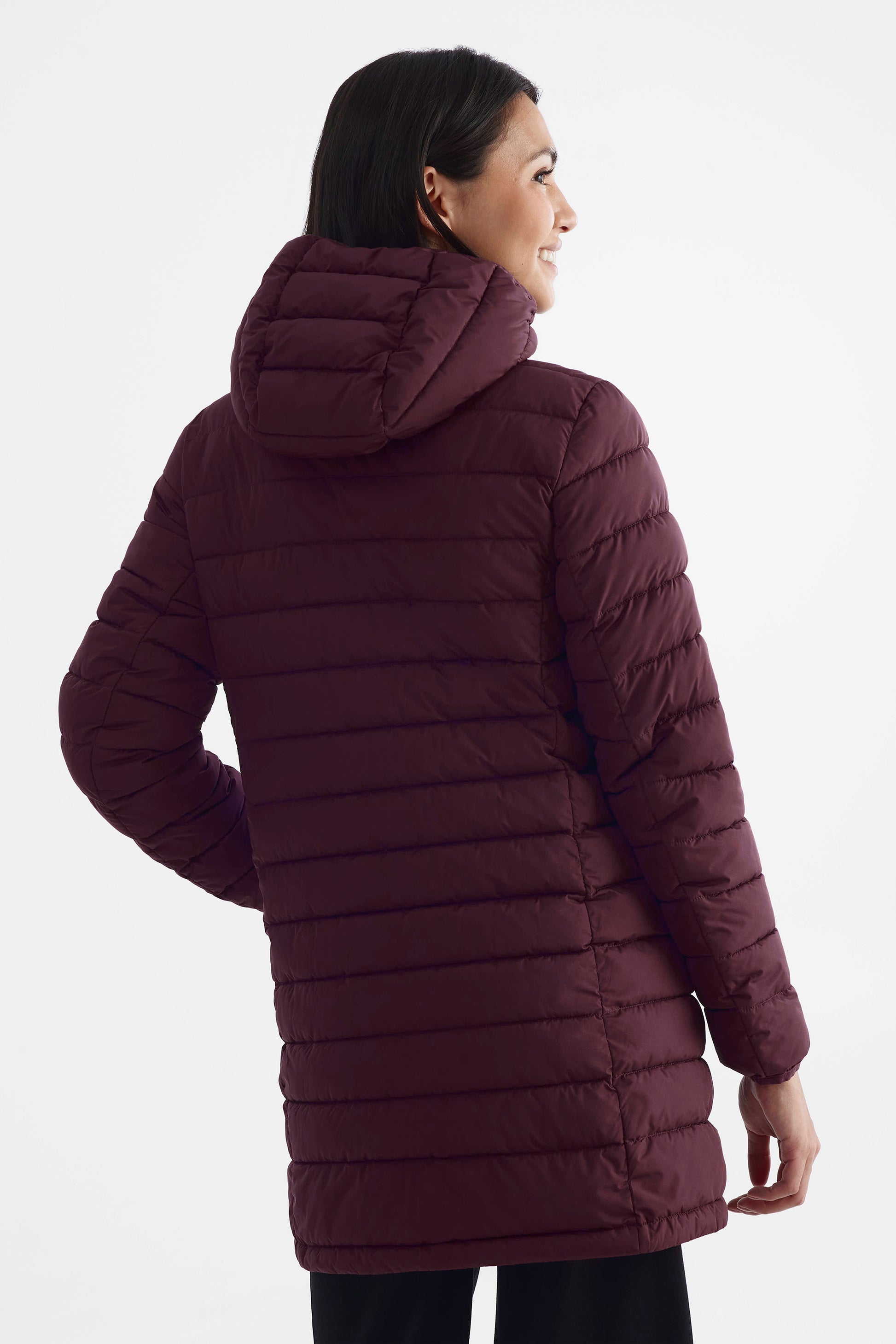 Manteau coquille TAG pour la mi-saison - Femme && BOURGOGNE