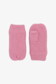 Mitaines de ville TAG en tricot chaleureux - Enfant fille && VIEUX ROSE