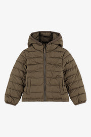 Manteau coquille TAG en taffetas - Enfant garçon && KAKI